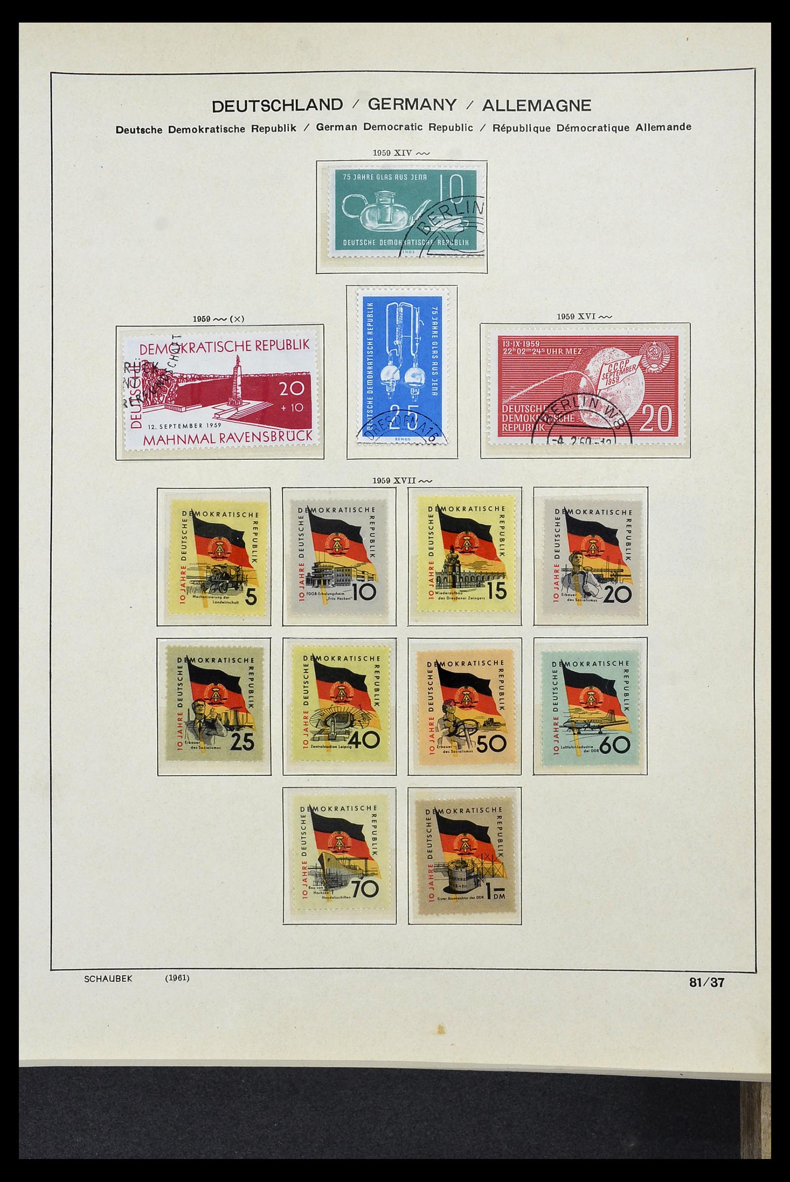 34491 055 - Postzegelverzameling 34491 DDR 1945-1980.