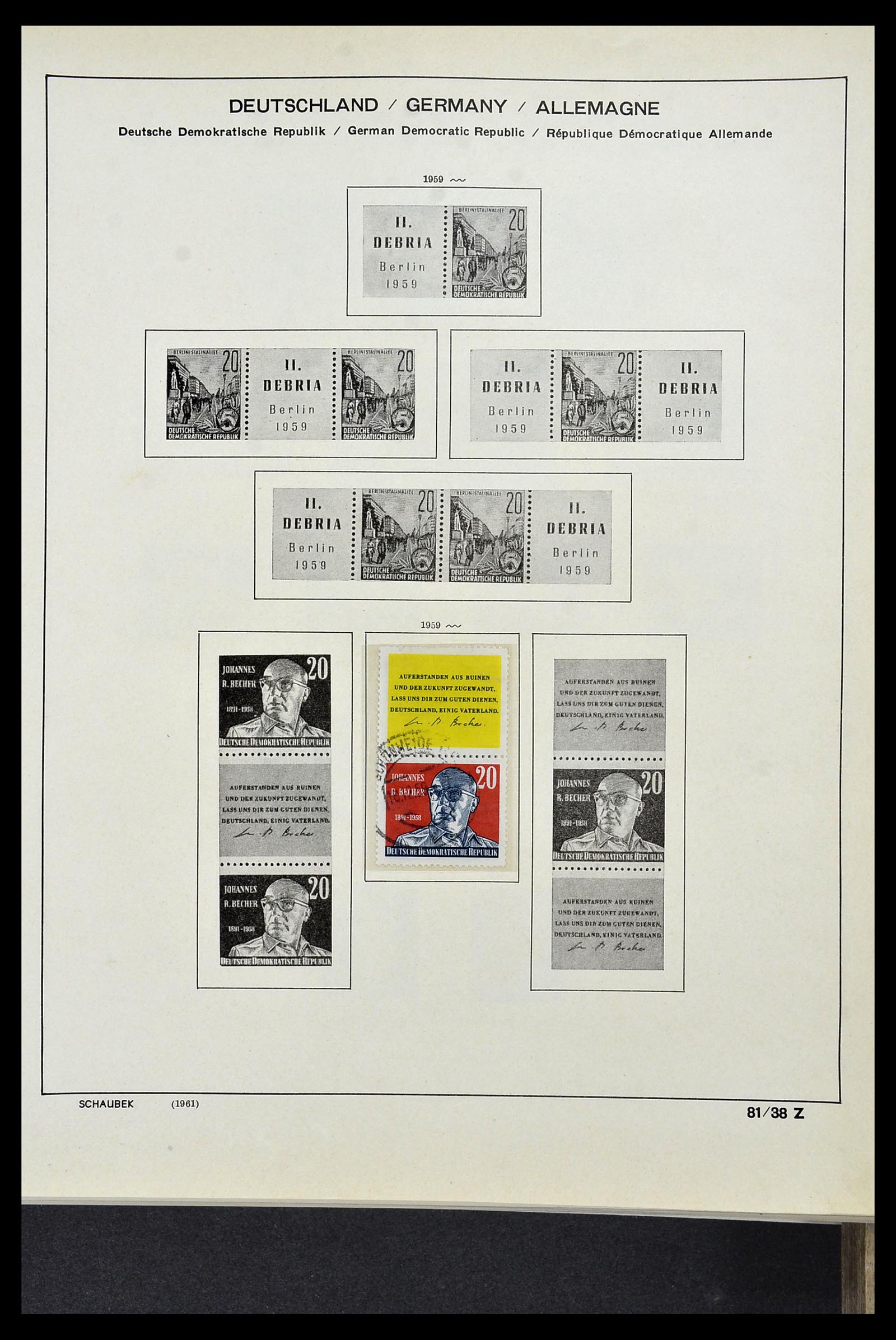34491 057 - Postzegelverzameling 34491 DDR 1945-1980.