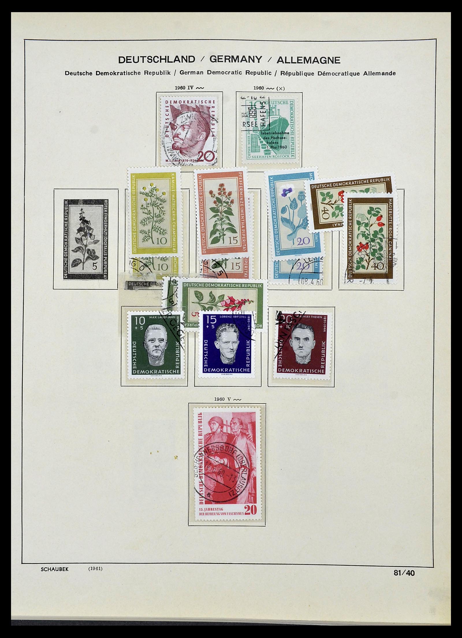 34491 059 - Postzegelverzameling 34491 DDR 1945-1980.