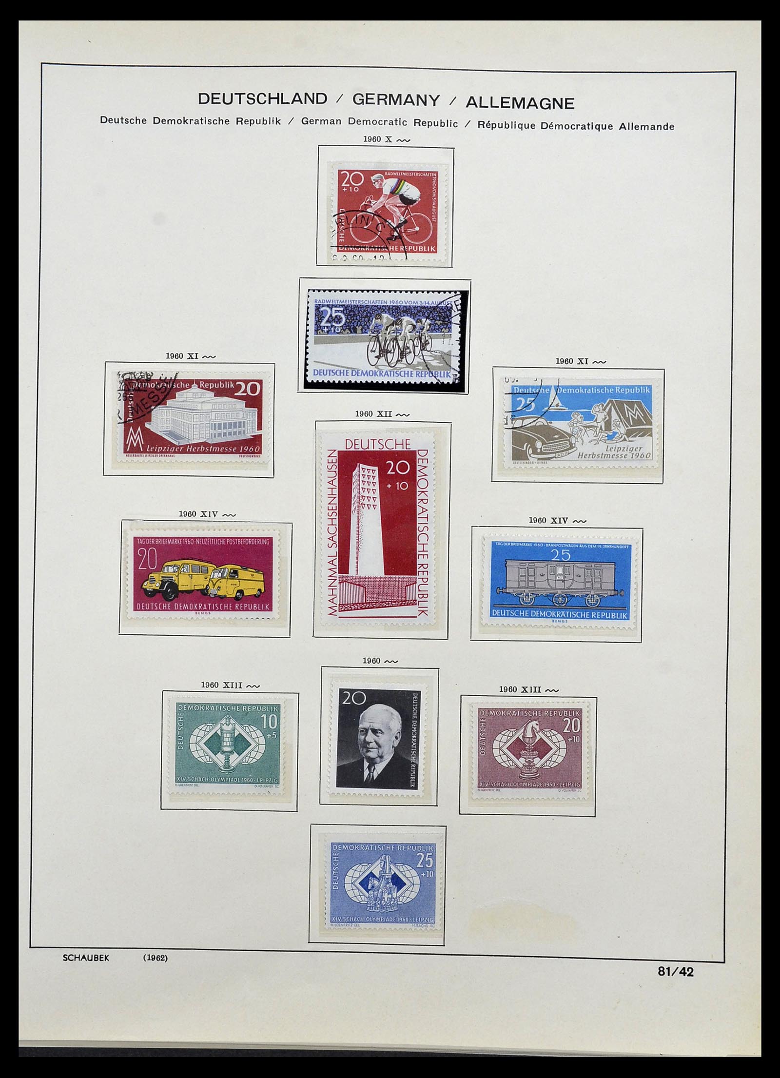 34491 061 - Stamp Collection 34491 GDR 1945-1980.