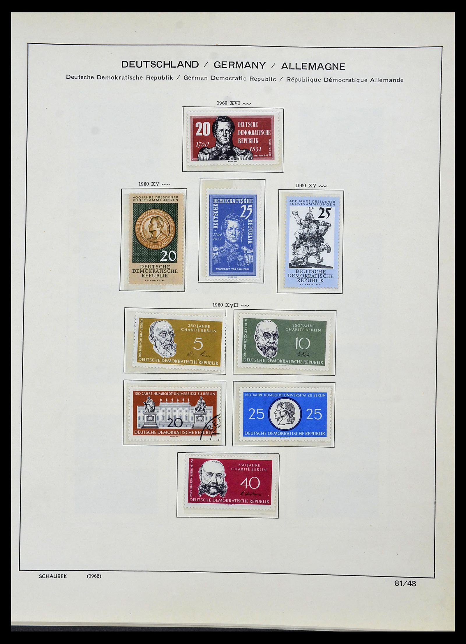 34491 062 - Stamp Collection 34491 GDR 1945-1980.