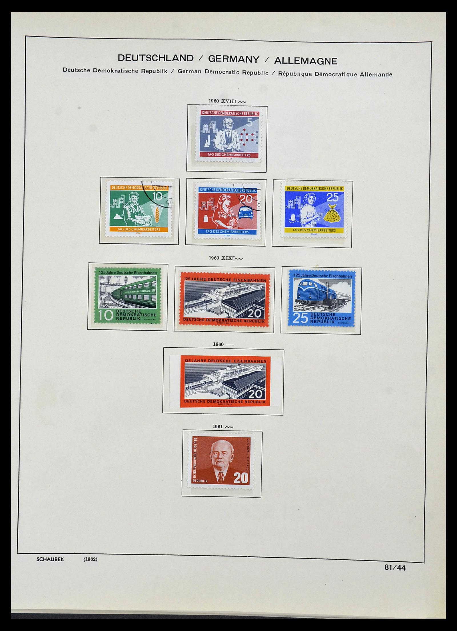 34491 064 - Stamp Collection 34491 GDR 1945-1980.