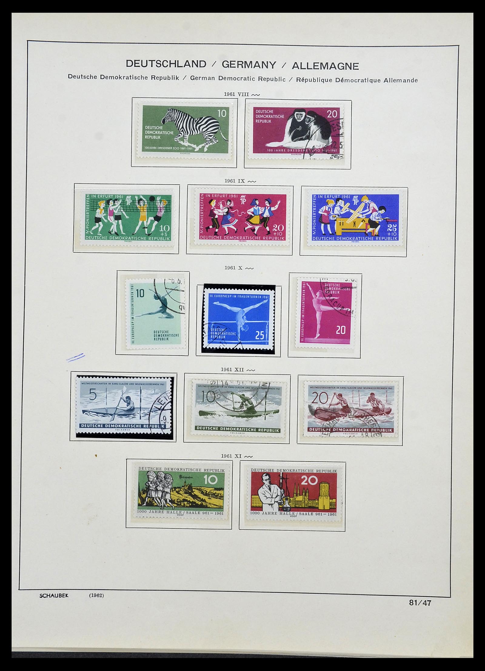 34491 067 - Stamp Collection 34491 GDR 1945-1980.
