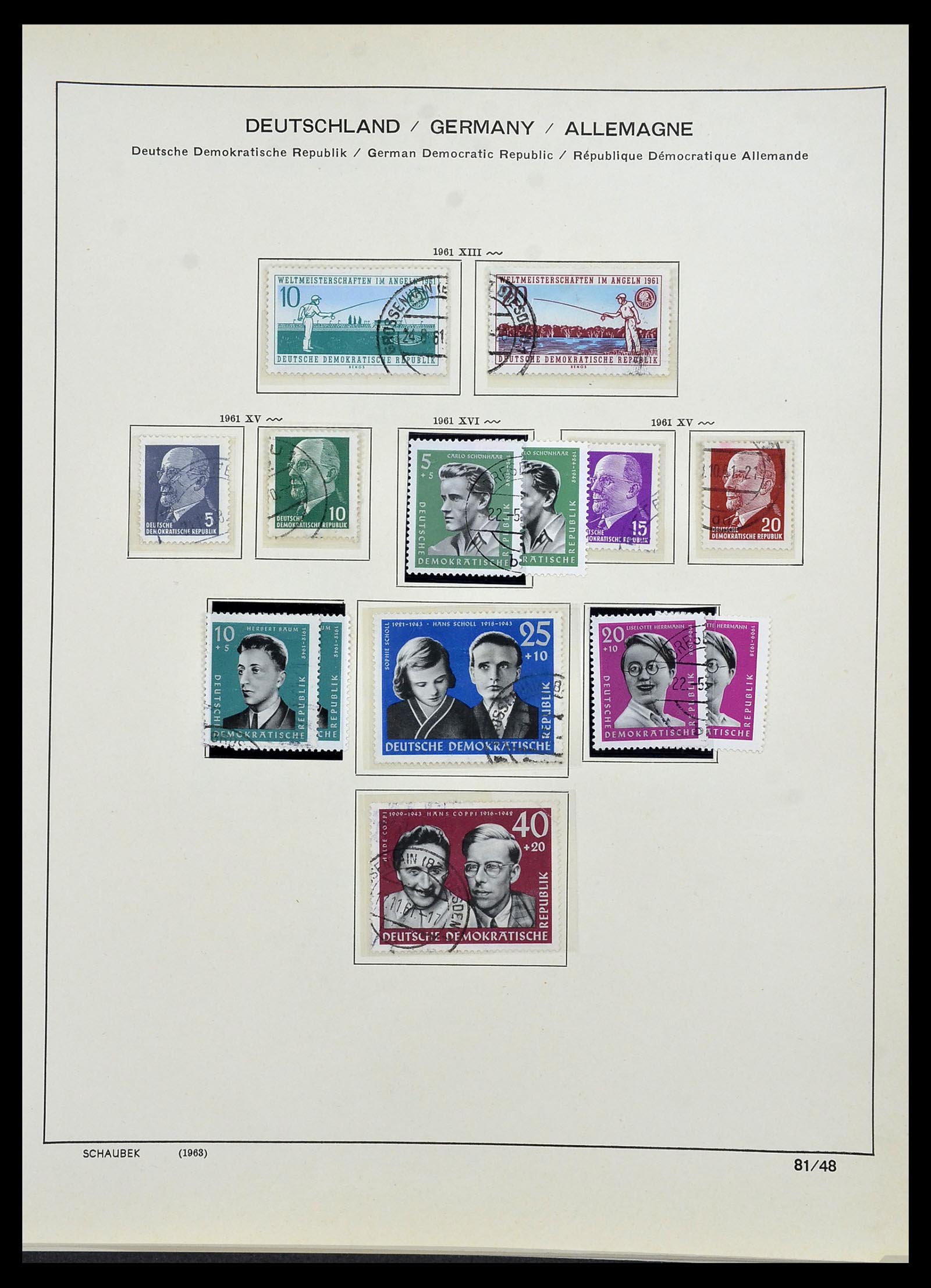 34491 069 - Stamp Collection 34491 GDR 1945-1980.