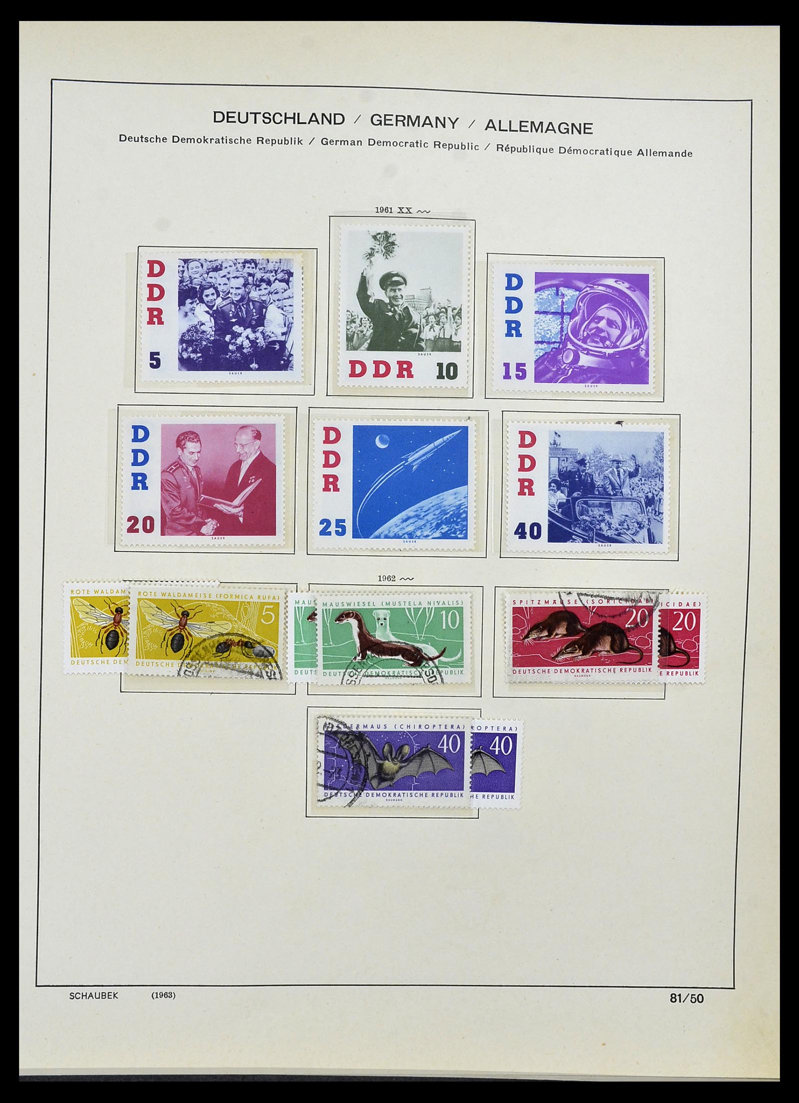 34491 071 - Stamp Collection 34491 GDR 1945-1980.