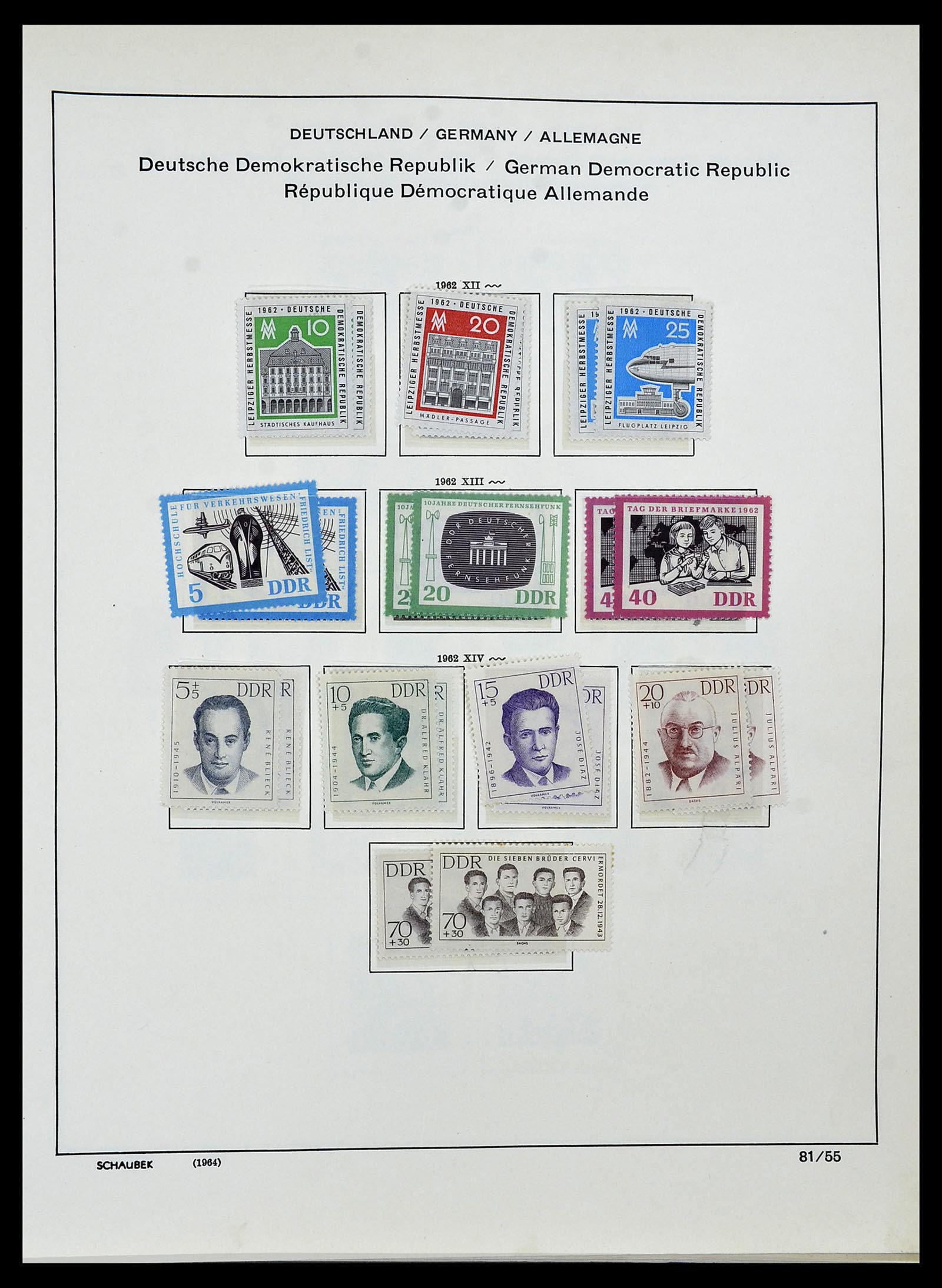 34491 077 - Stamp Collection 34491 GDR 1945-1980.