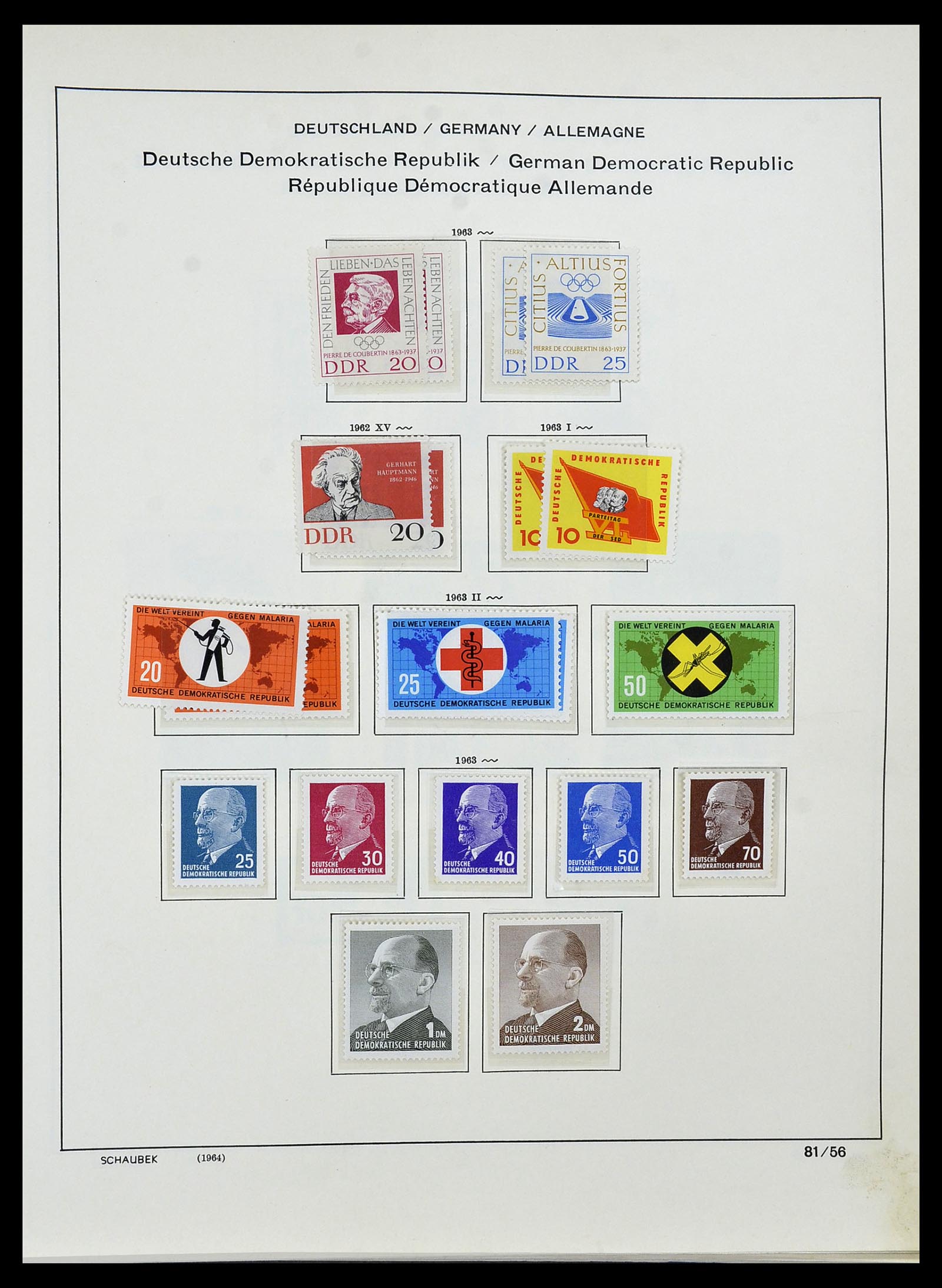 34491 078 - Stamp Collection 34491 GDR 1945-1980.
