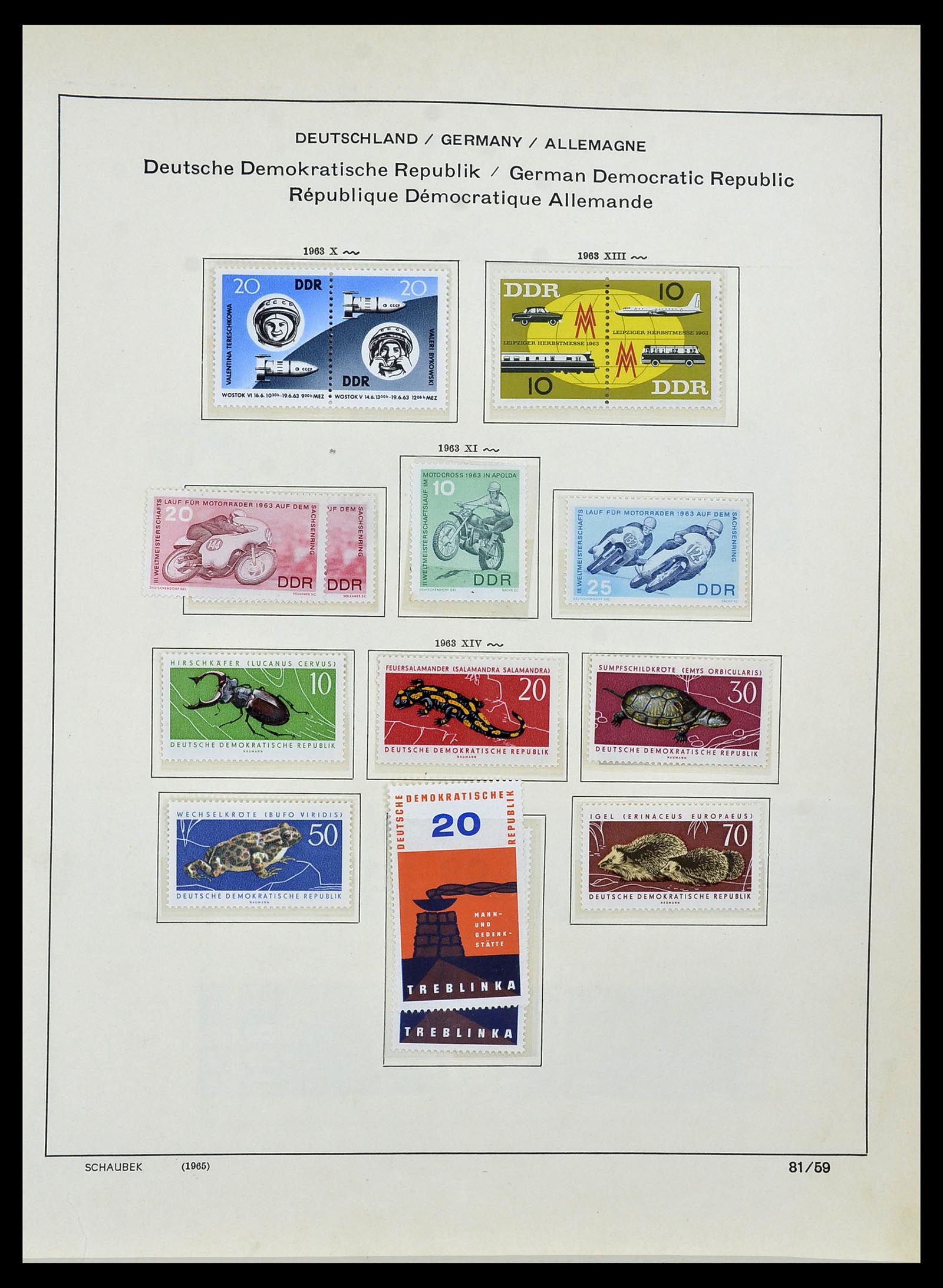 34491 084 - Stamp Collection 34491 GDR 1945-1980.