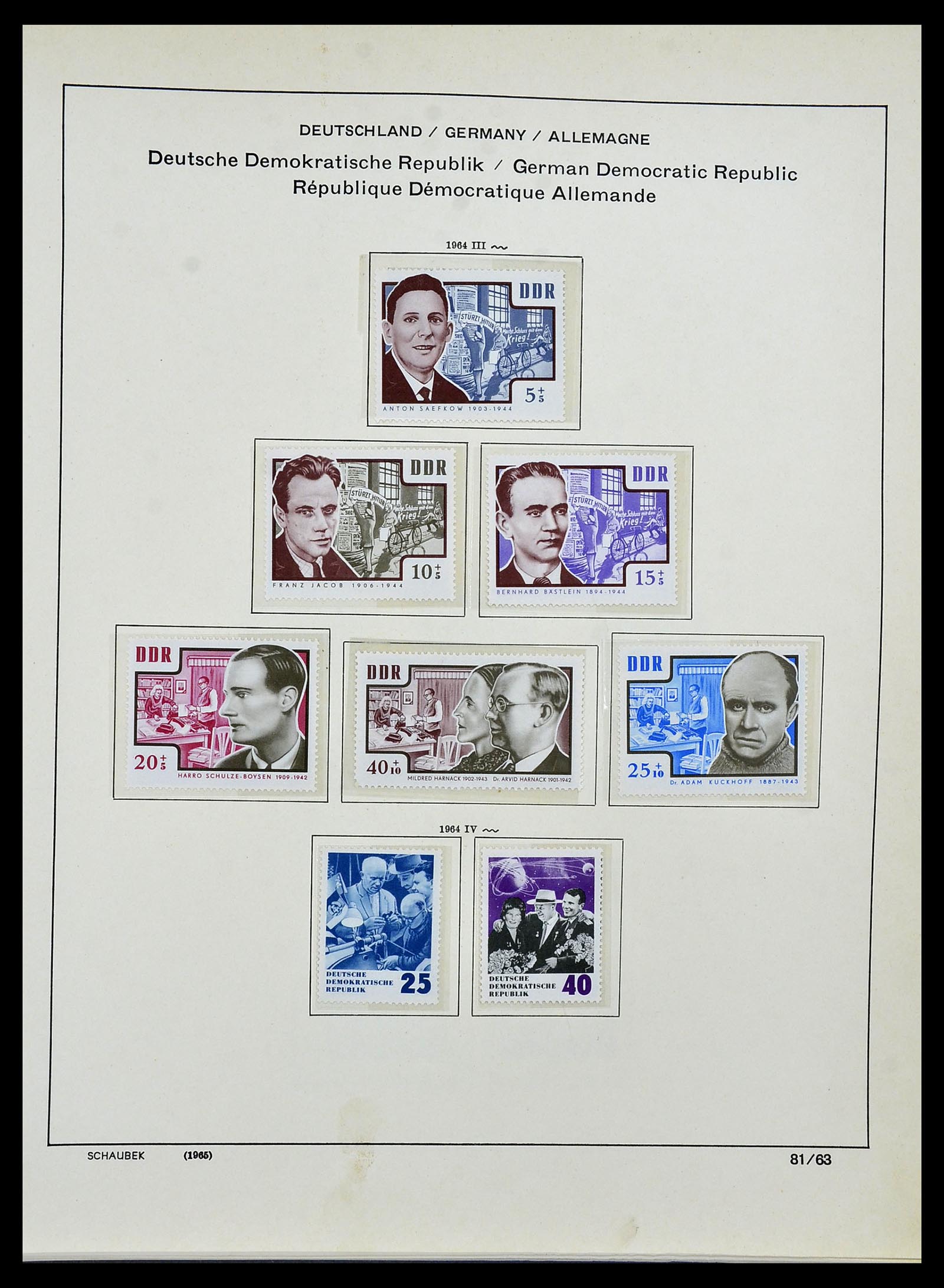 34491 089 - Stamp Collection 34491 GDR 1945-1980.