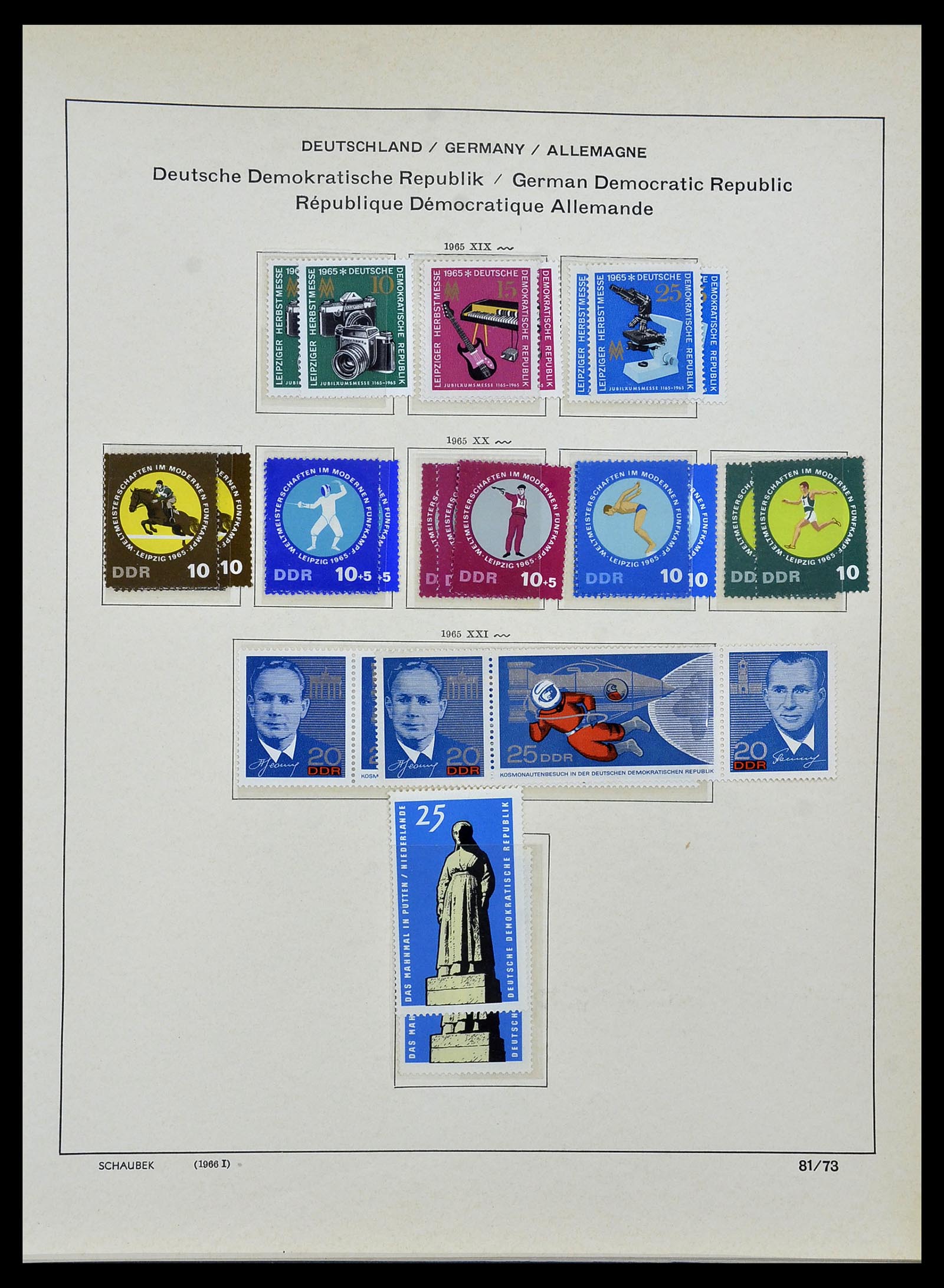 34491 099 - Stamp Collection 34491 GDR 1945-1980.