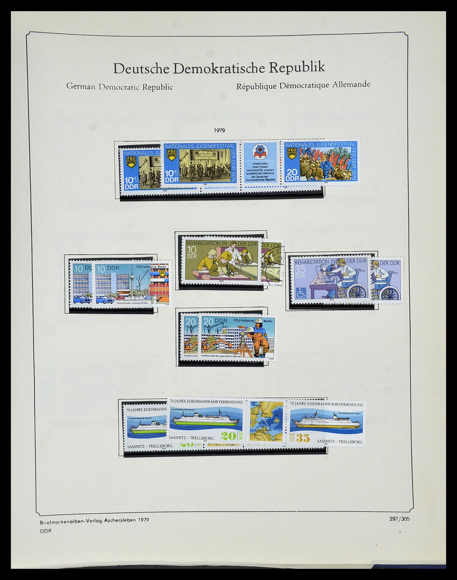 34491 279 - Postzegelverzameling 34491 DDR 1945-1980.