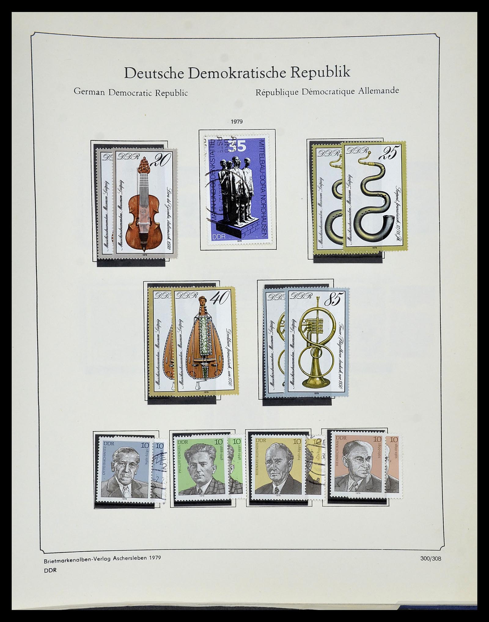 34491 282 - Postzegelverzameling 34491 DDR 1945-1980.