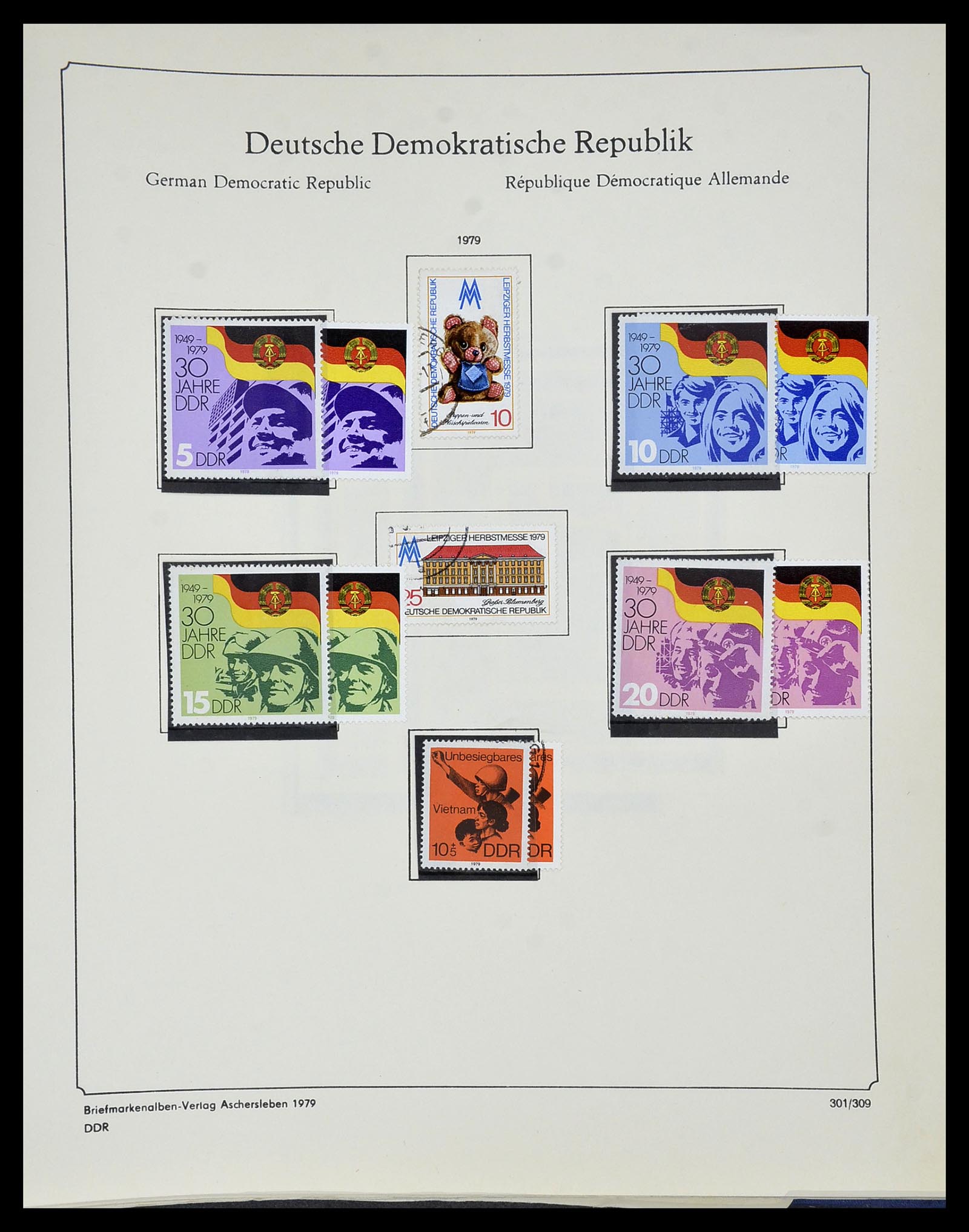 34491 283 - Stamp Collection 34491 GDR 1945-1980.
