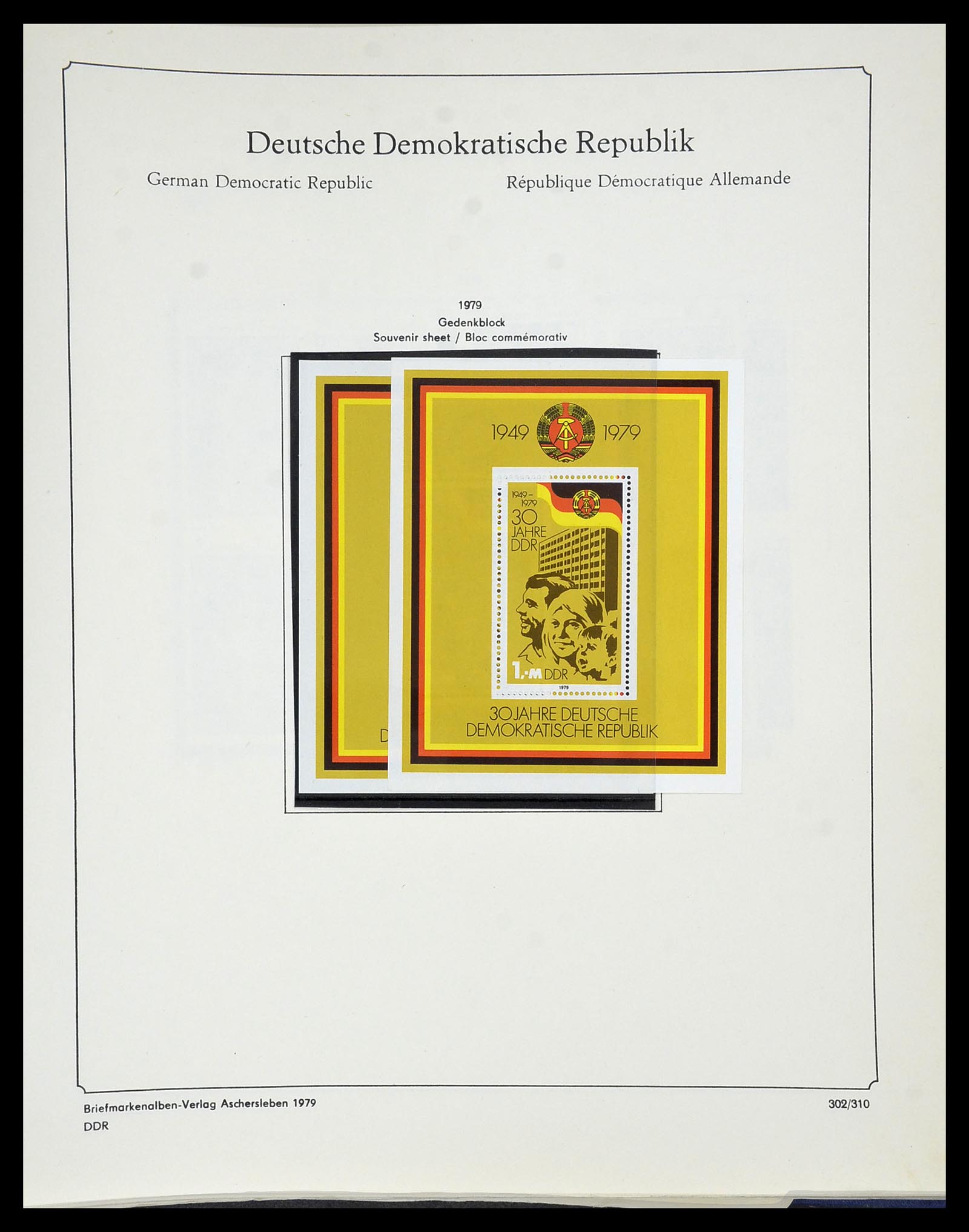 34491 284 - Postzegelverzameling 34491 DDR 1945-1980.