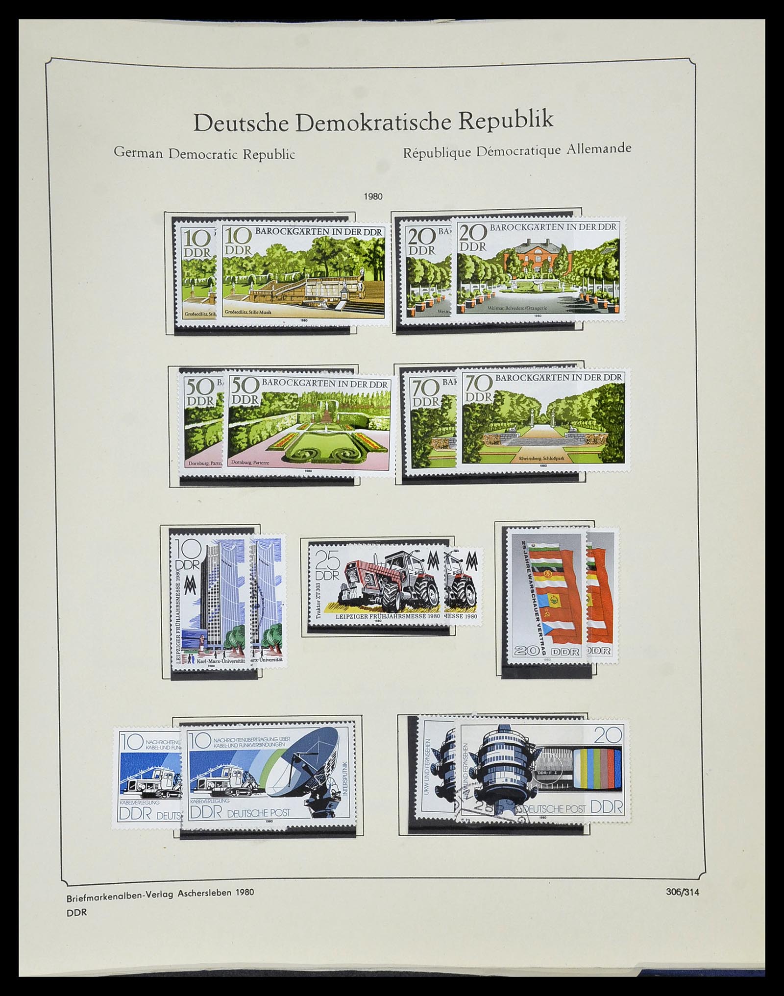34491 288 - Postzegelverzameling 34491 DDR 1945-1980.