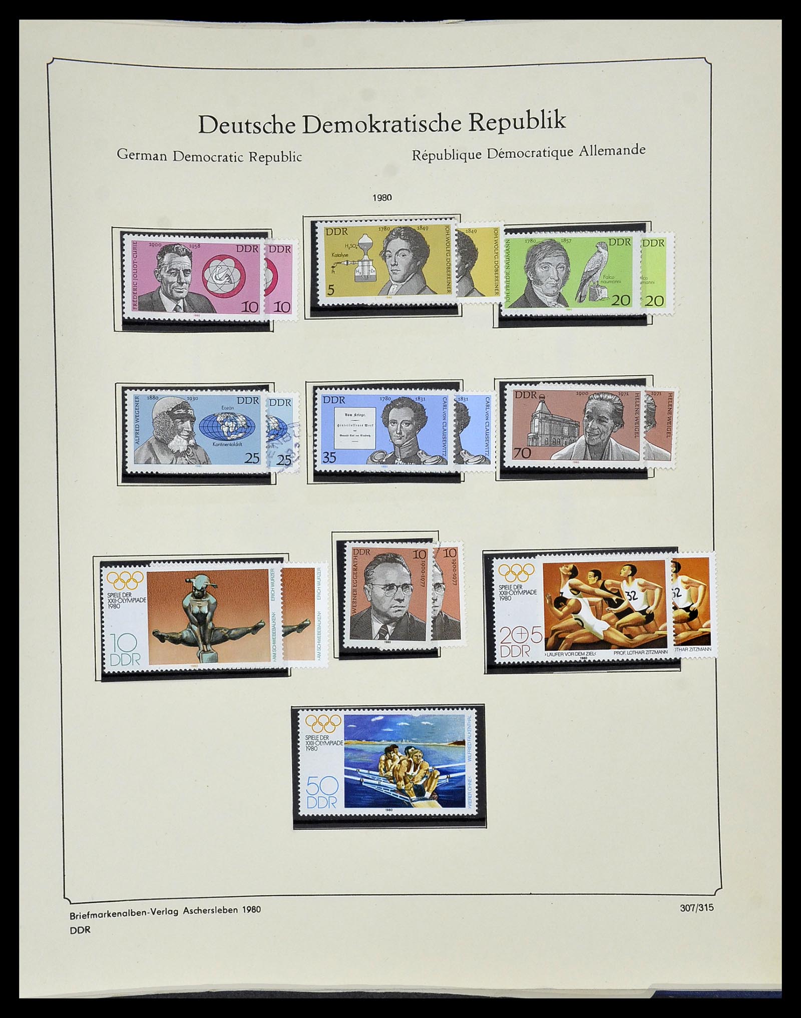 34491 289 - Stamp Collection 34491 GDR 1945-1980.
