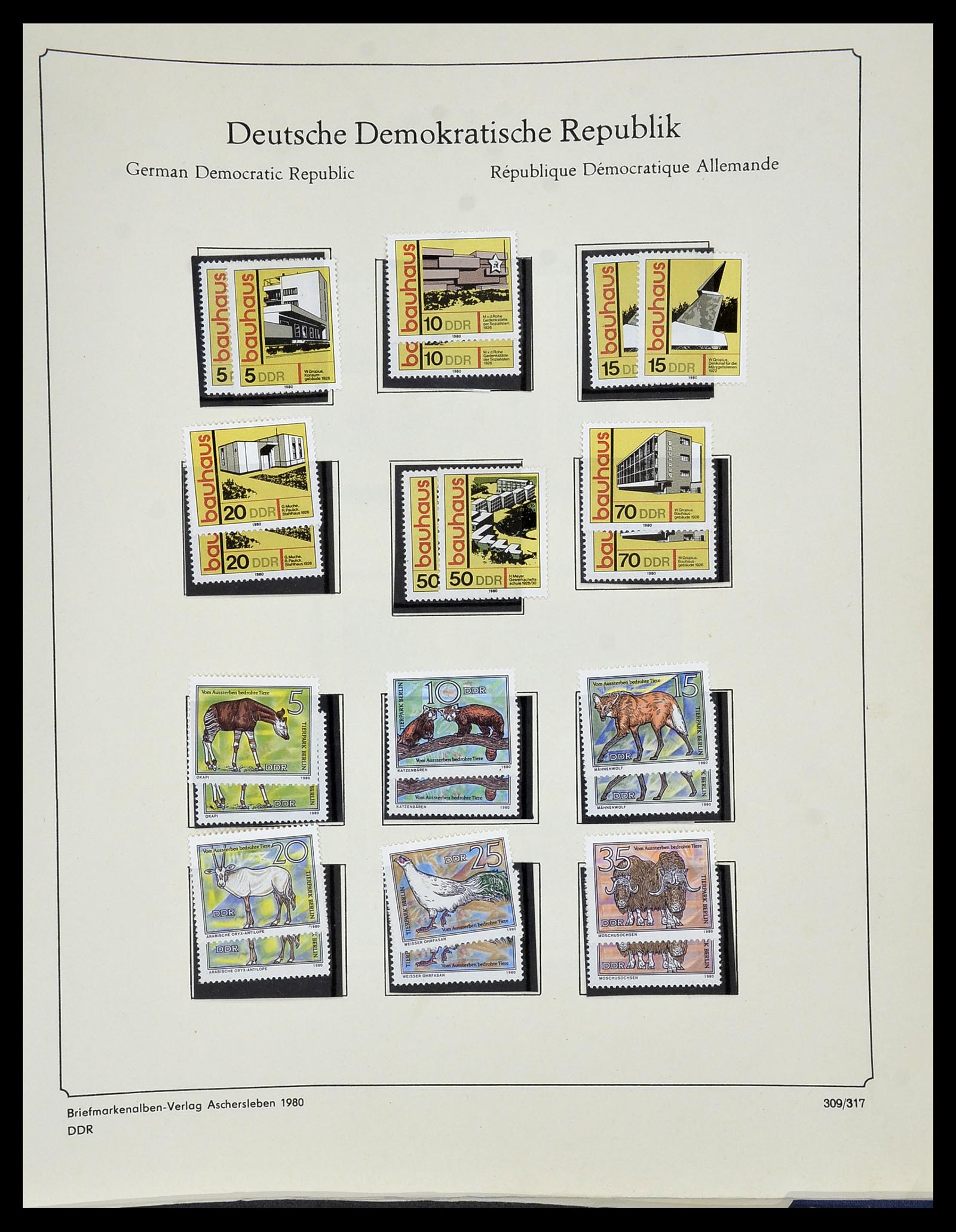 34491 291 - Postzegelverzameling 34491 DDR 1945-1980.