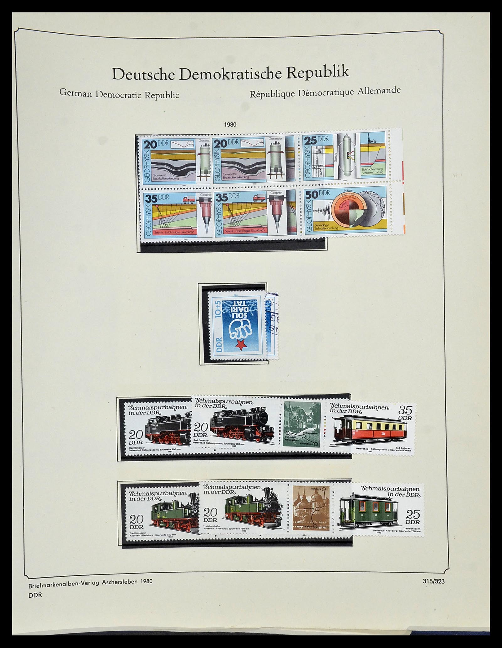 34491 297 - Postzegelverzameling 34491 DDR 1945-1980.