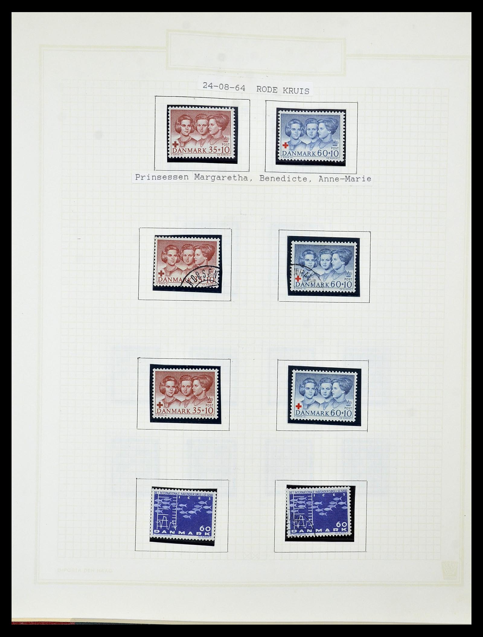 34492 065 - Stamp Collection 34492 Denmark 1851-1975.
