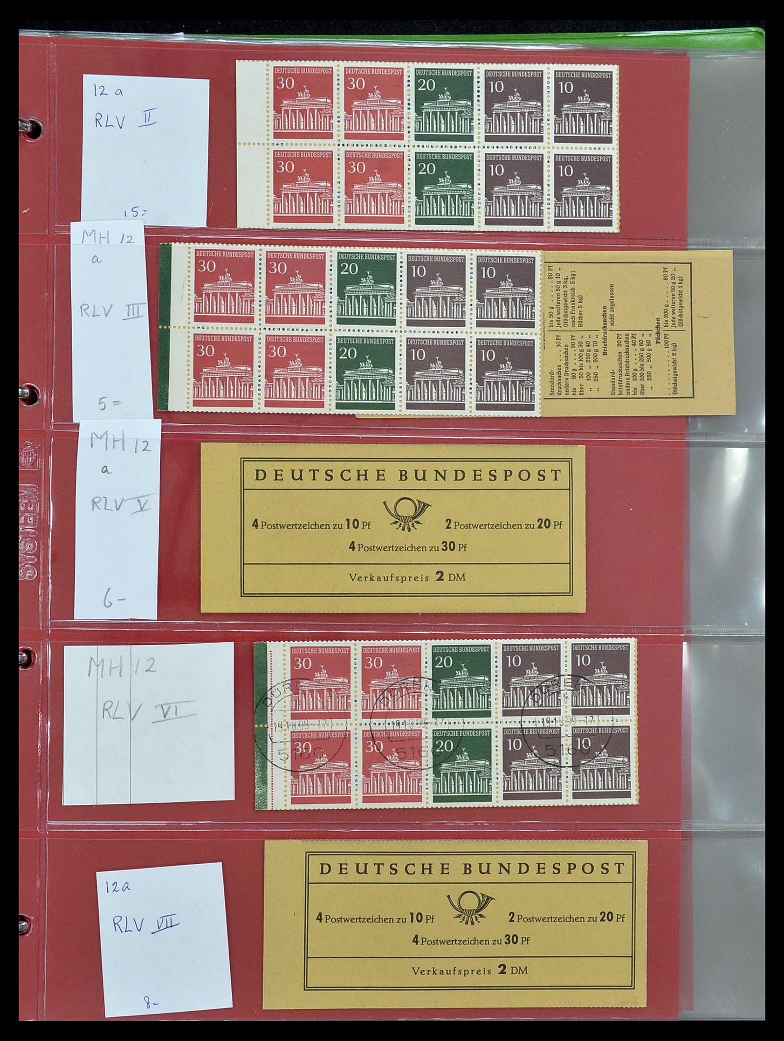 34495 005 - Postzegelverzameling 34495 Duitsland postzegelboekjes 1946-2006.