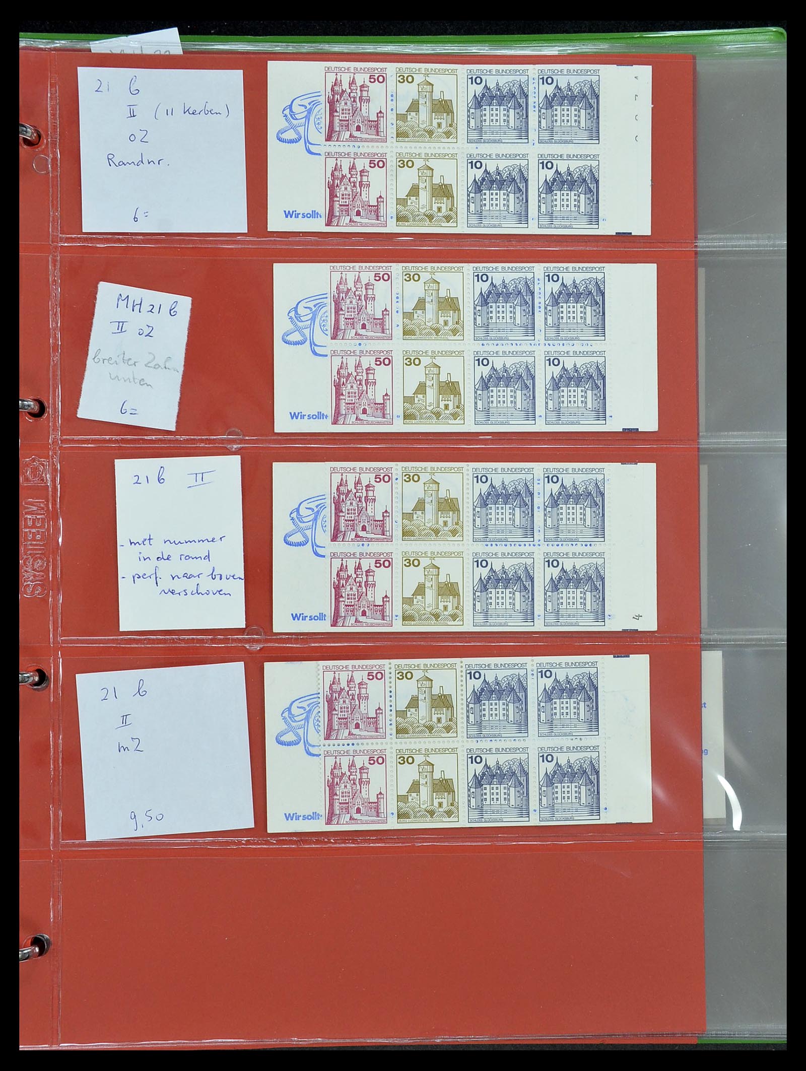 34495 013 - Postzegelverzameling 34495 Duitsland postzegelboekjes 1946-2006.
