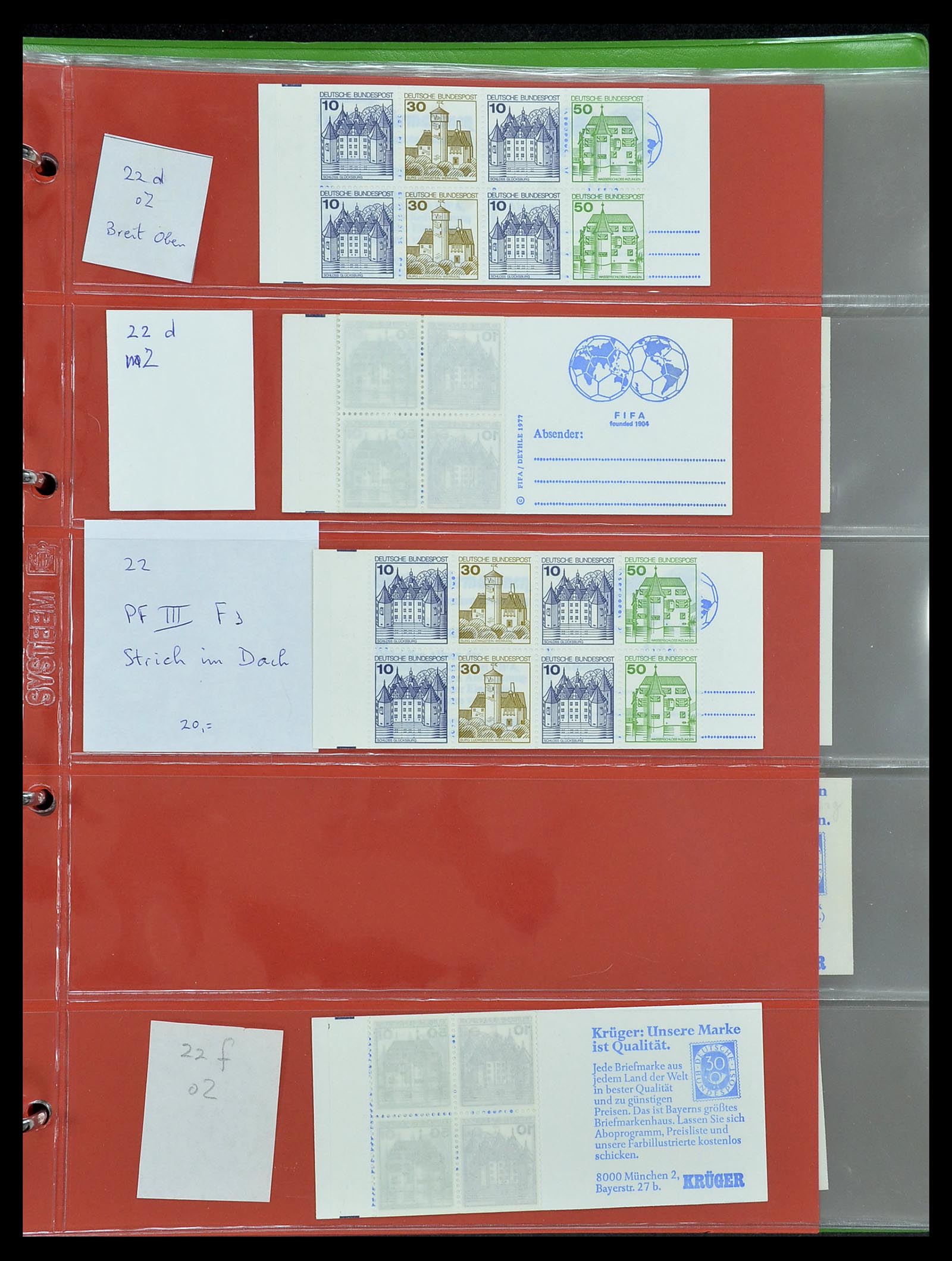 34495 017 - Postzegelverzameling 34495 Duitsland postzegelboekjes 1946-2006.