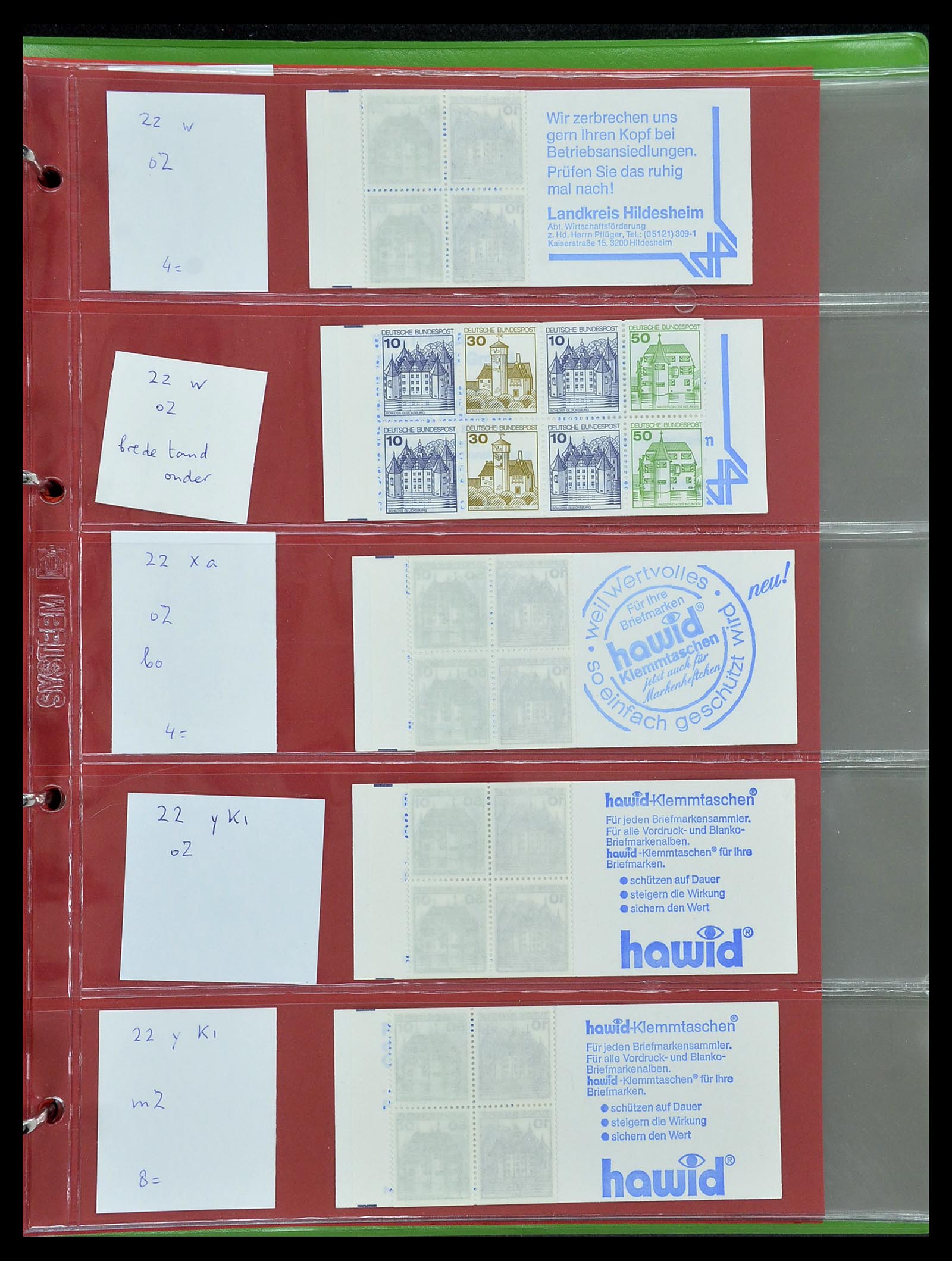 34495 025 - Postzegelverzameling 34495 Duitsland postzegelboekjes 1946-2006.