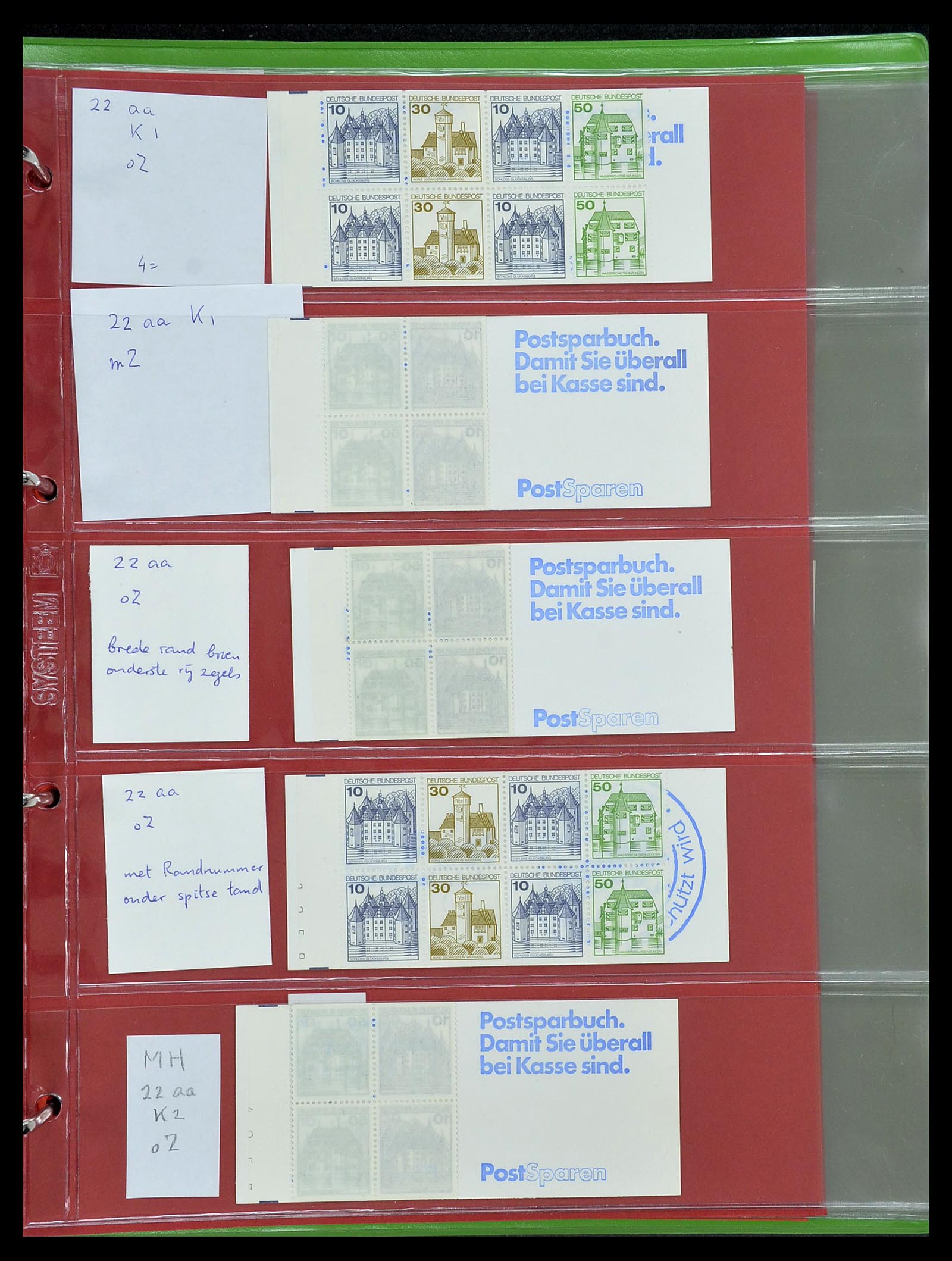 34495 027 - Postzegelverzameling 34495 Duitsland postzegelboekjes 1946-2006.