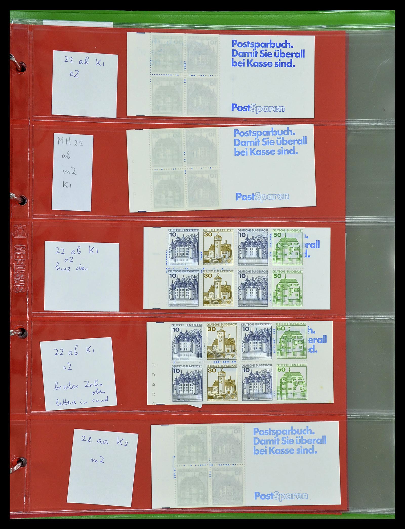 34495 028 - Postzegelverzameling 34495 Duitsland postzegelboekjes 1946-2006.