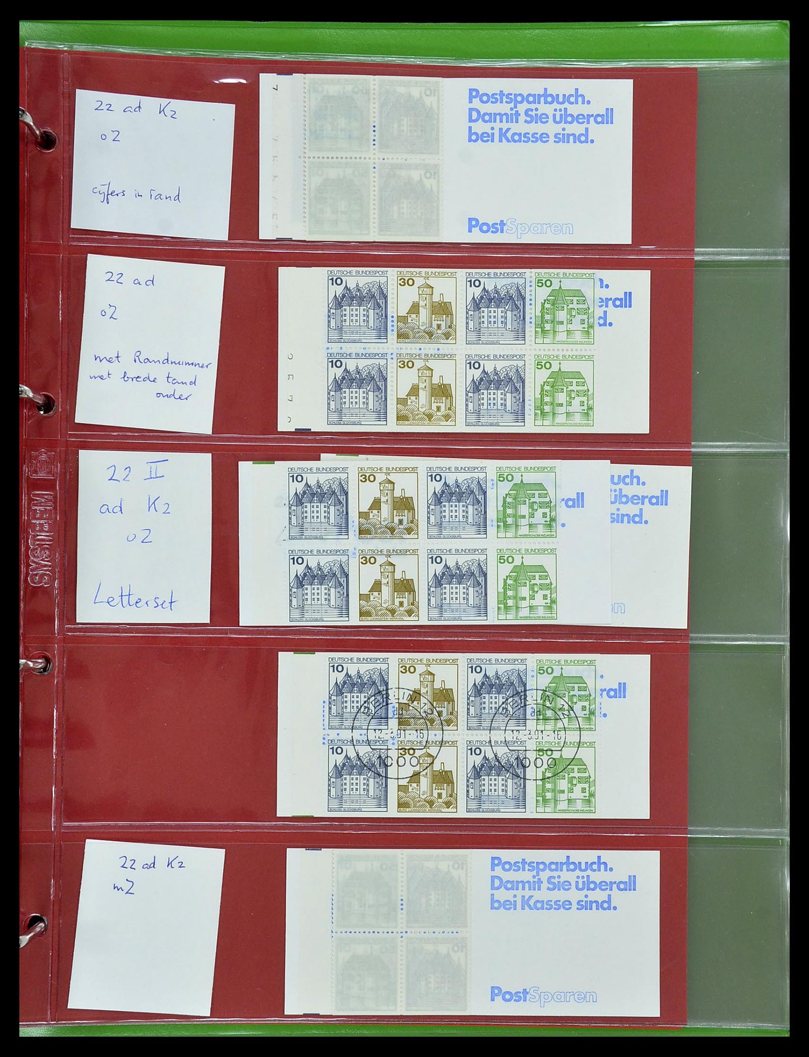 34495 030 - Stamp Collection 34495 Germany stamp booklets 1946-2006.
