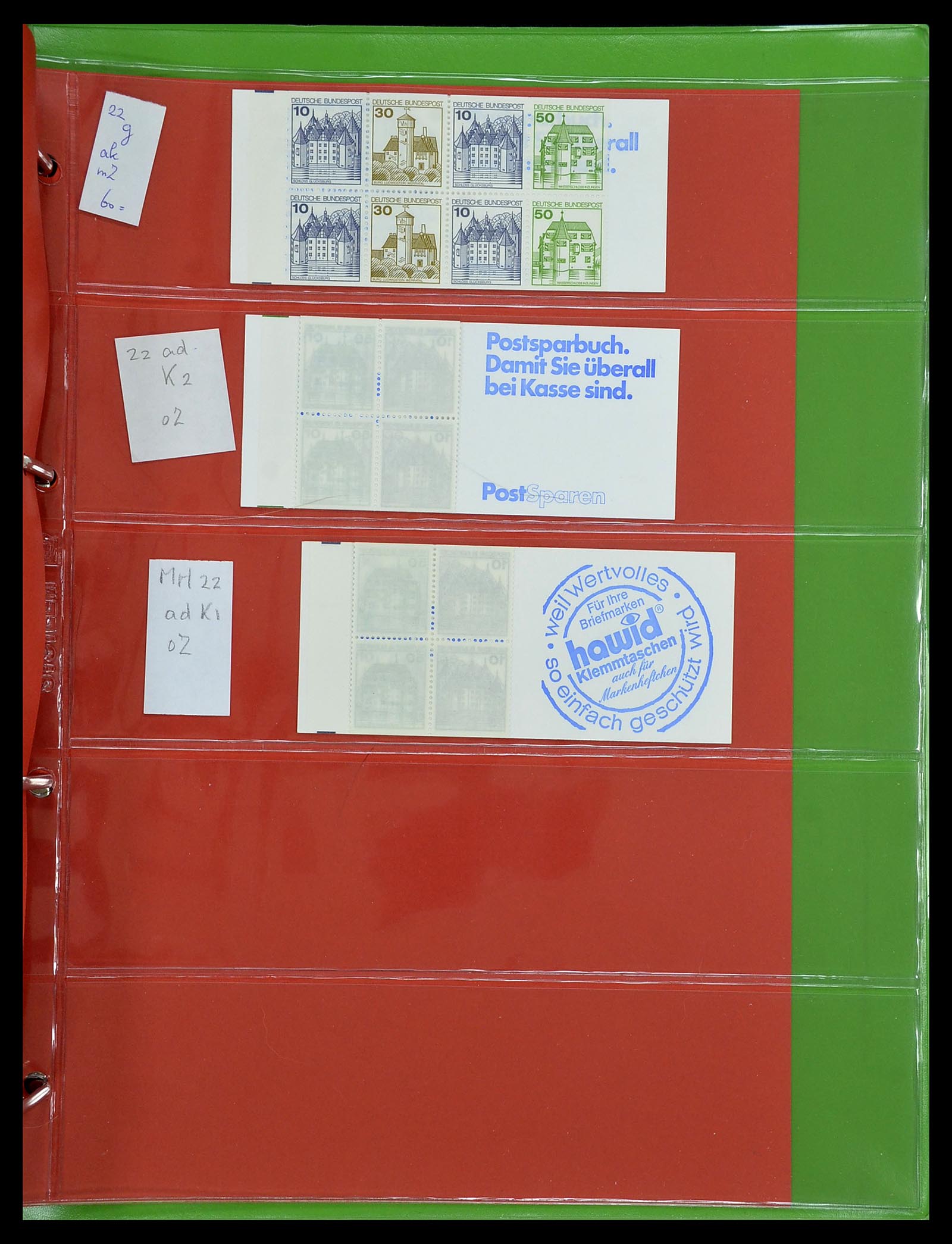 34495 034 - Stamp Collection 34495 Germany stamp booklets 1946-2006.