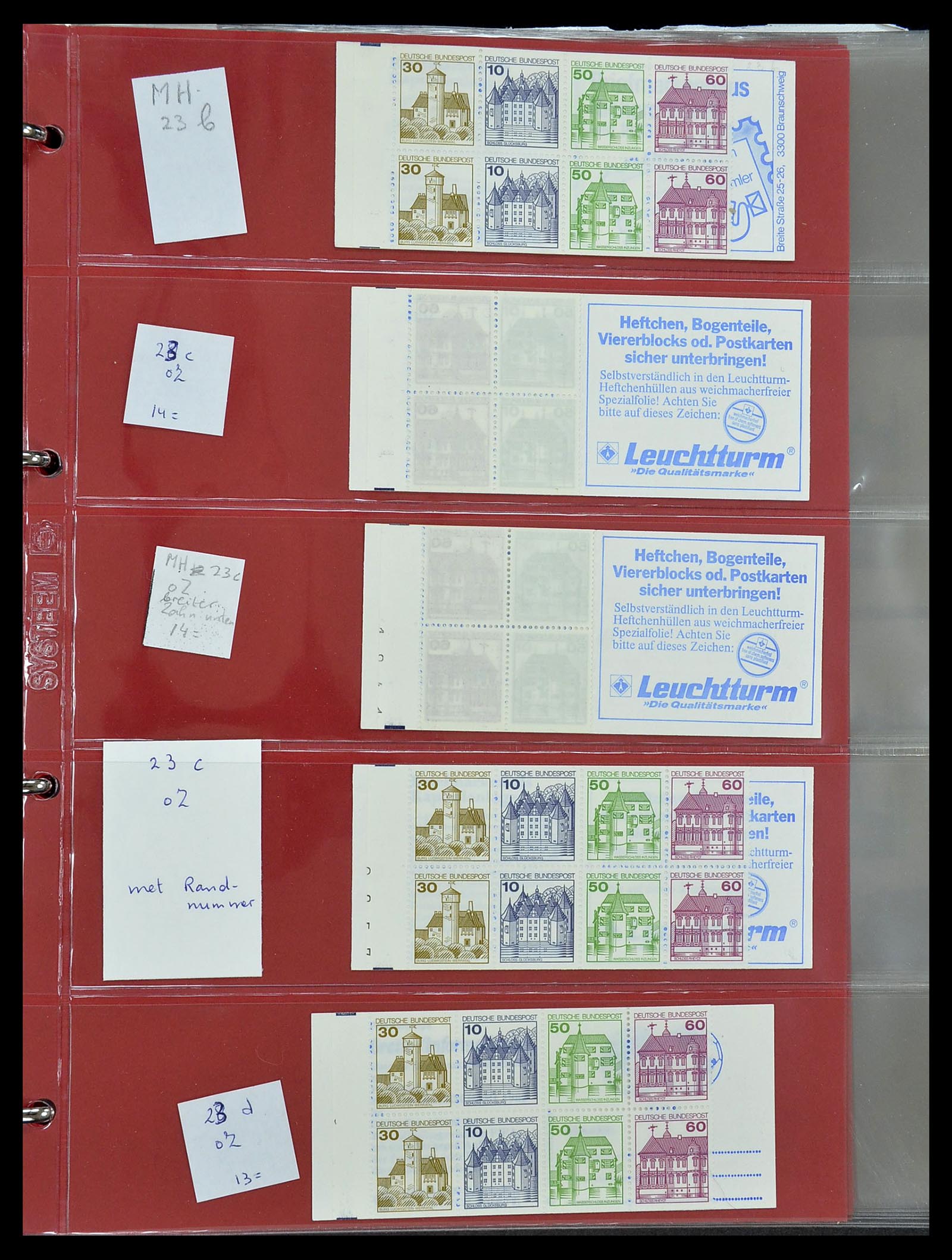 34495 036 - Stamp Collection 34495 Germany stamp booklets 1946-2006.