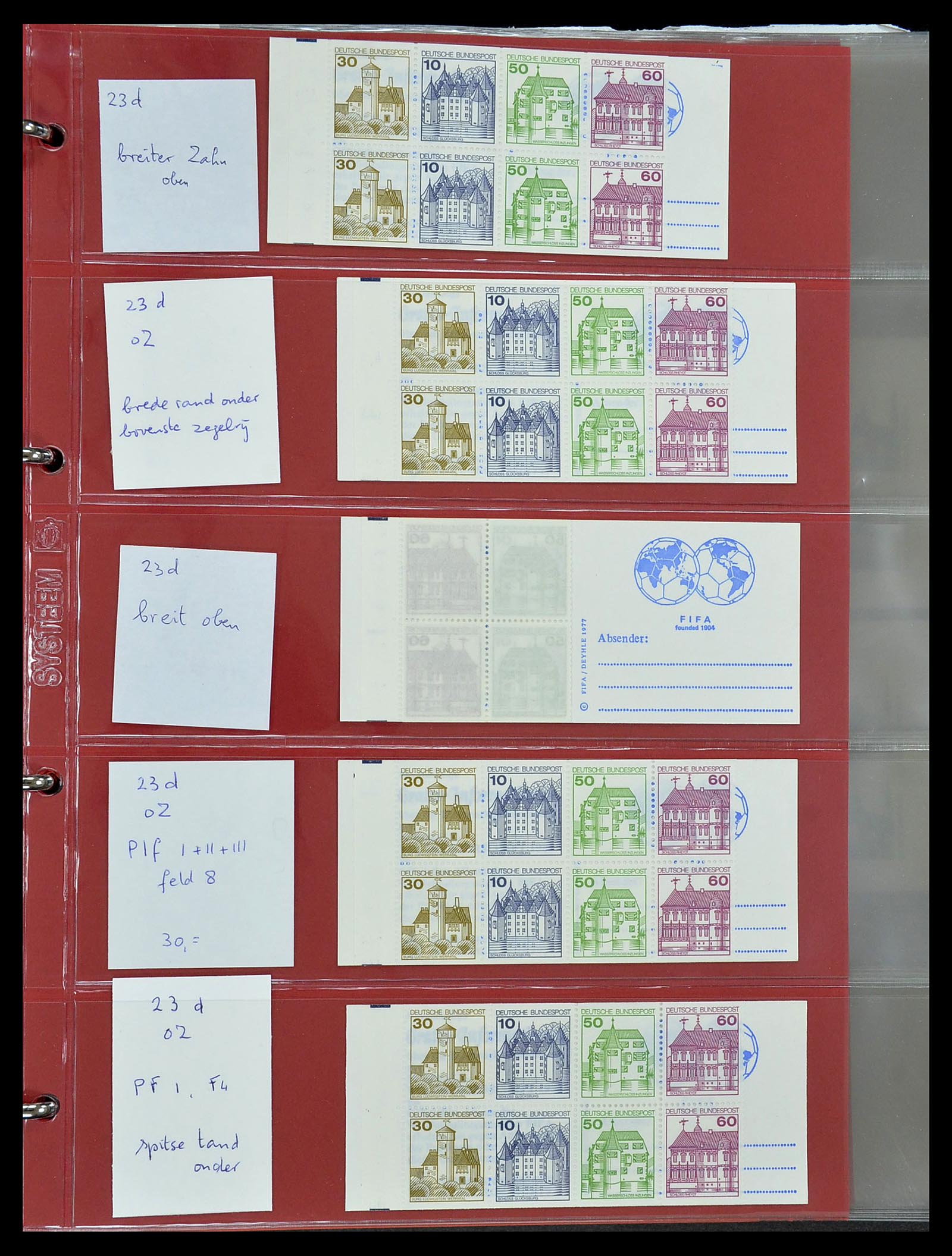 34495 037 - Postzegelverzameling 34495 Duitsland postzegelboekjes 1946-2006.