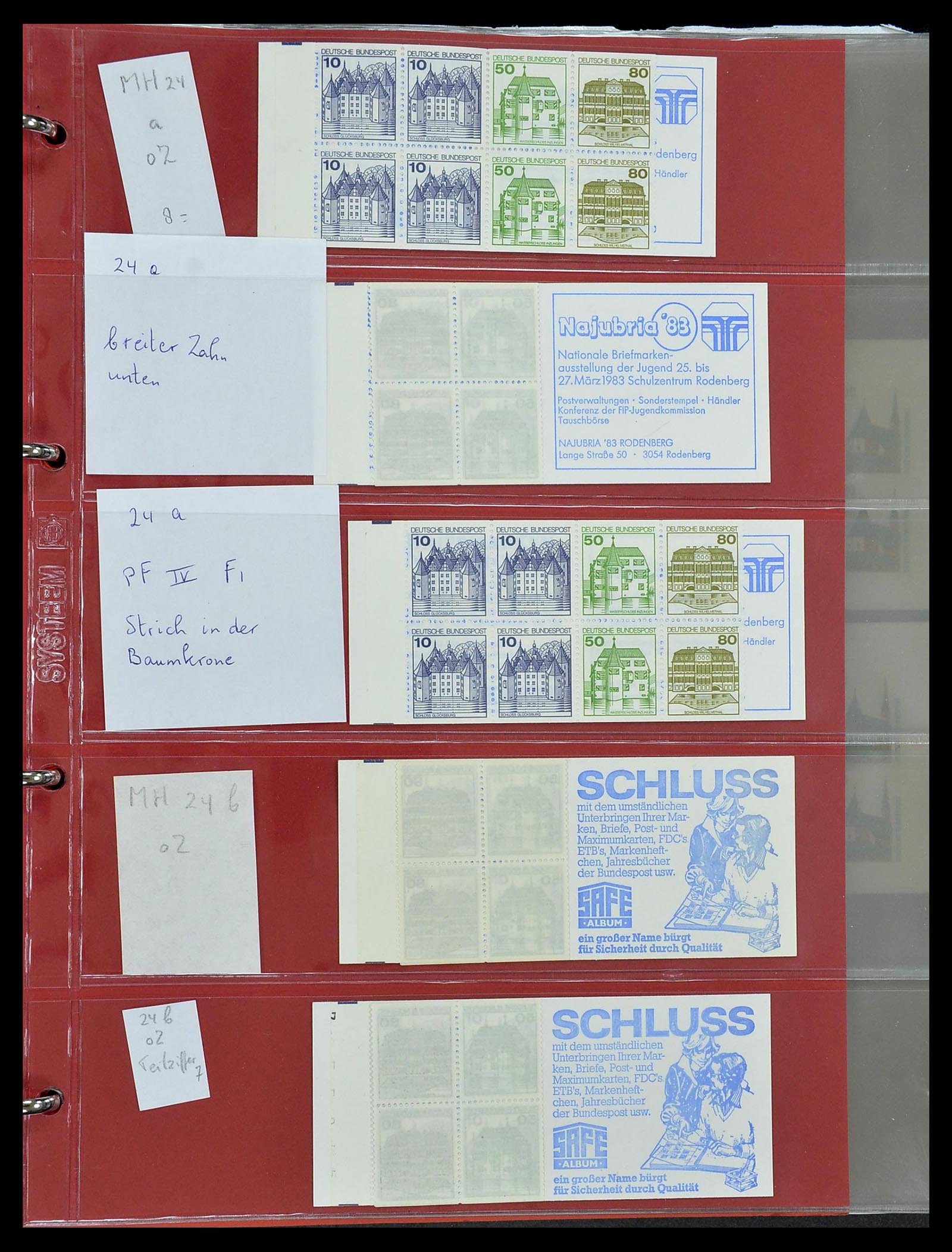 34495 040 - Postzegelverzameling 34495 Duitsland postzegelboekjes 1946-2006.
