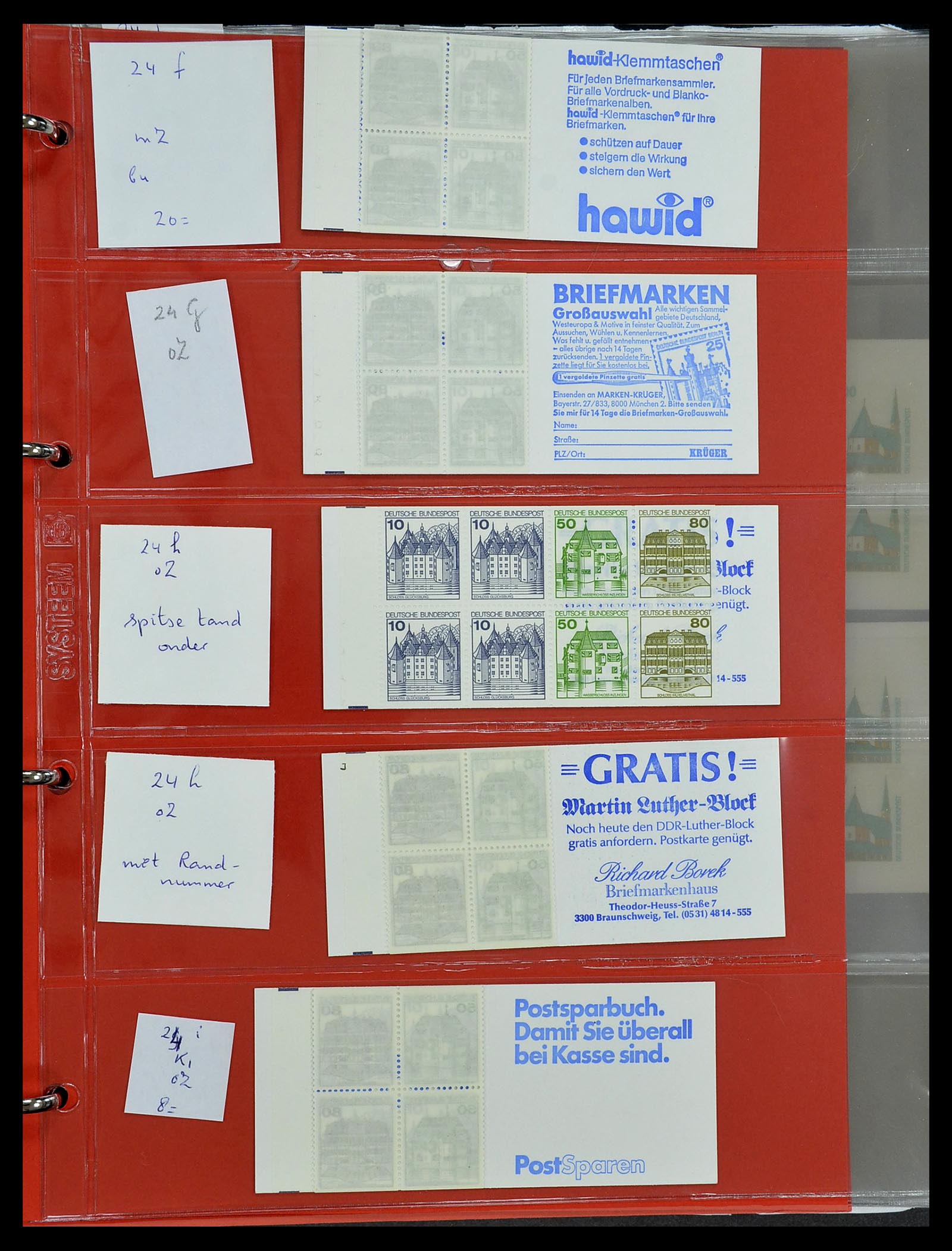 34495 042 - Postzegelverzameling 34495 Duitsland postzegelboekjes 1946-2006.