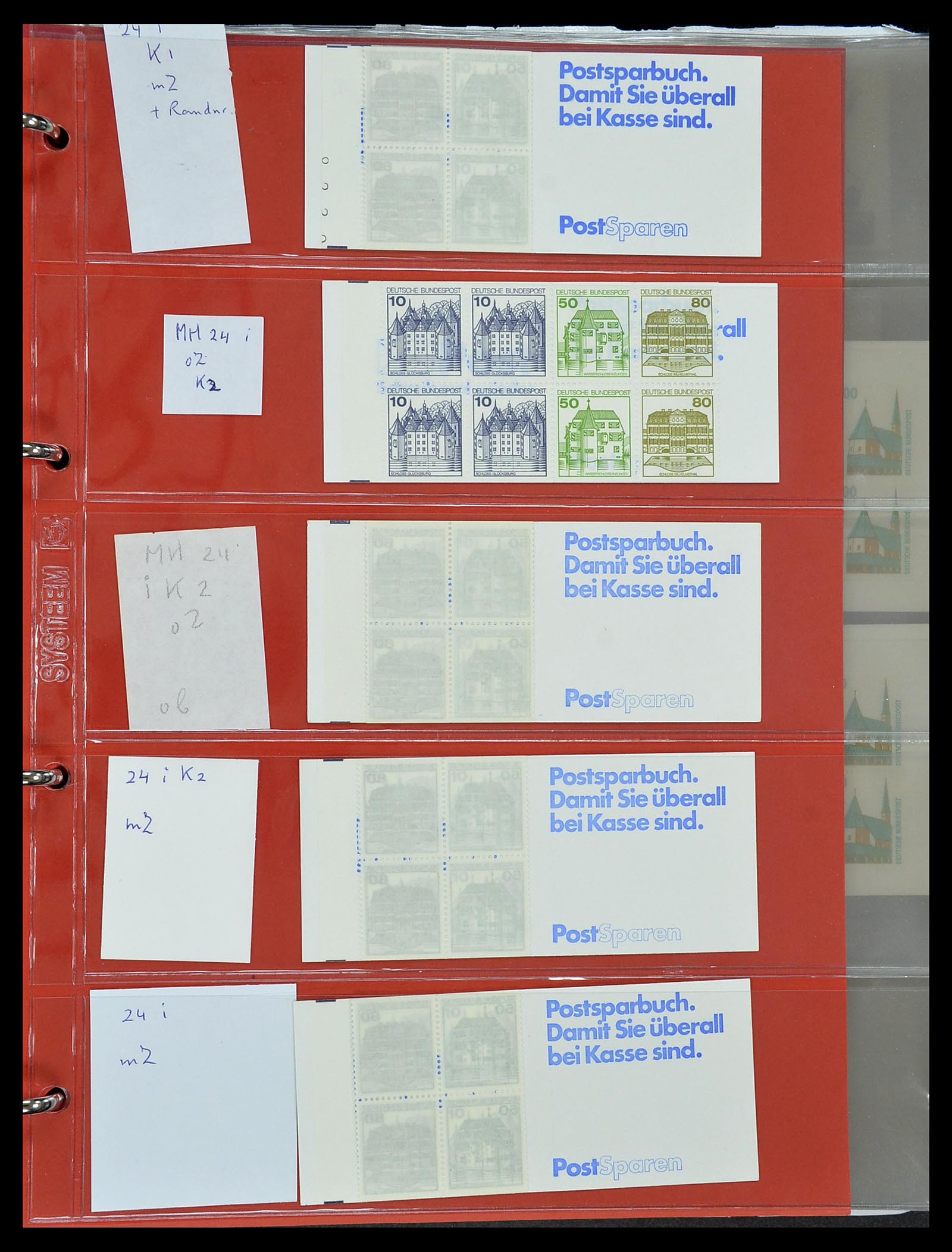 34495 043 - Postzegelverzameling 34495 Duitsland postzegelboekjes 1946-2006.