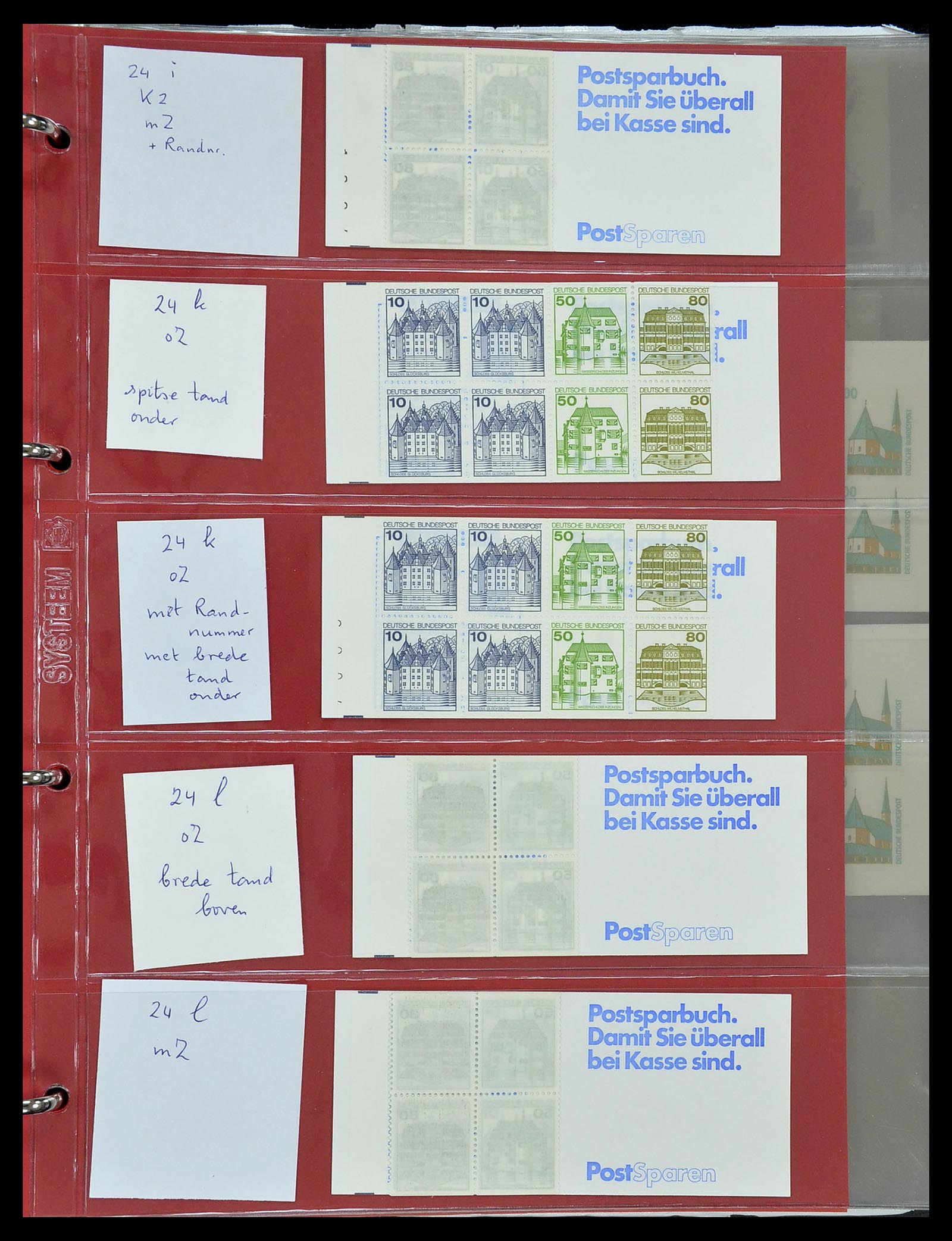 34495 044 - Postzegelverzameling 34495 Duitsland postzegelboekjes 1946-2006.