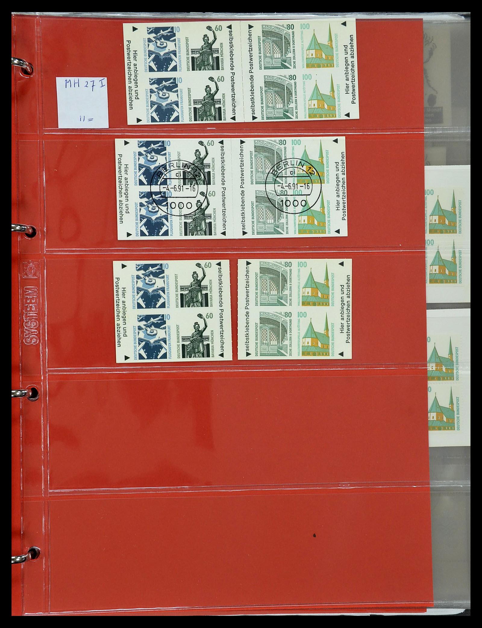 34495 047 - Postzegelverzameling 34495 Duitsland postzegelboekjes 1946-2006.