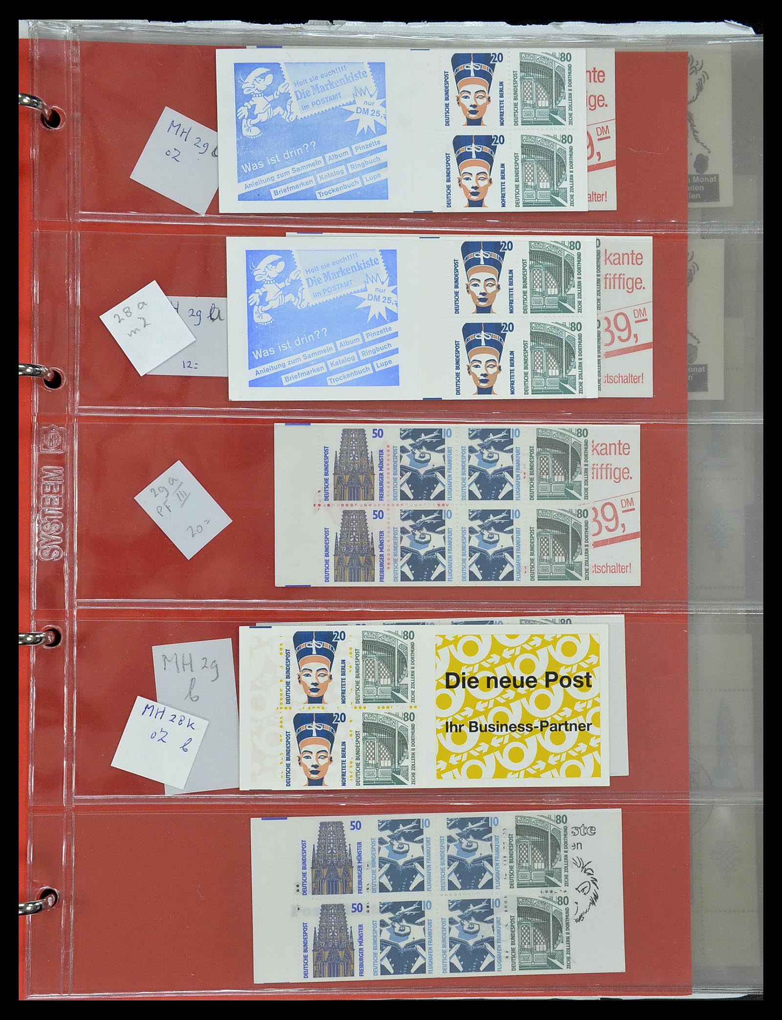 34495 049 - Postzegelverzameling 34495 Duitsland postzegelboekjes 1946-2006.
