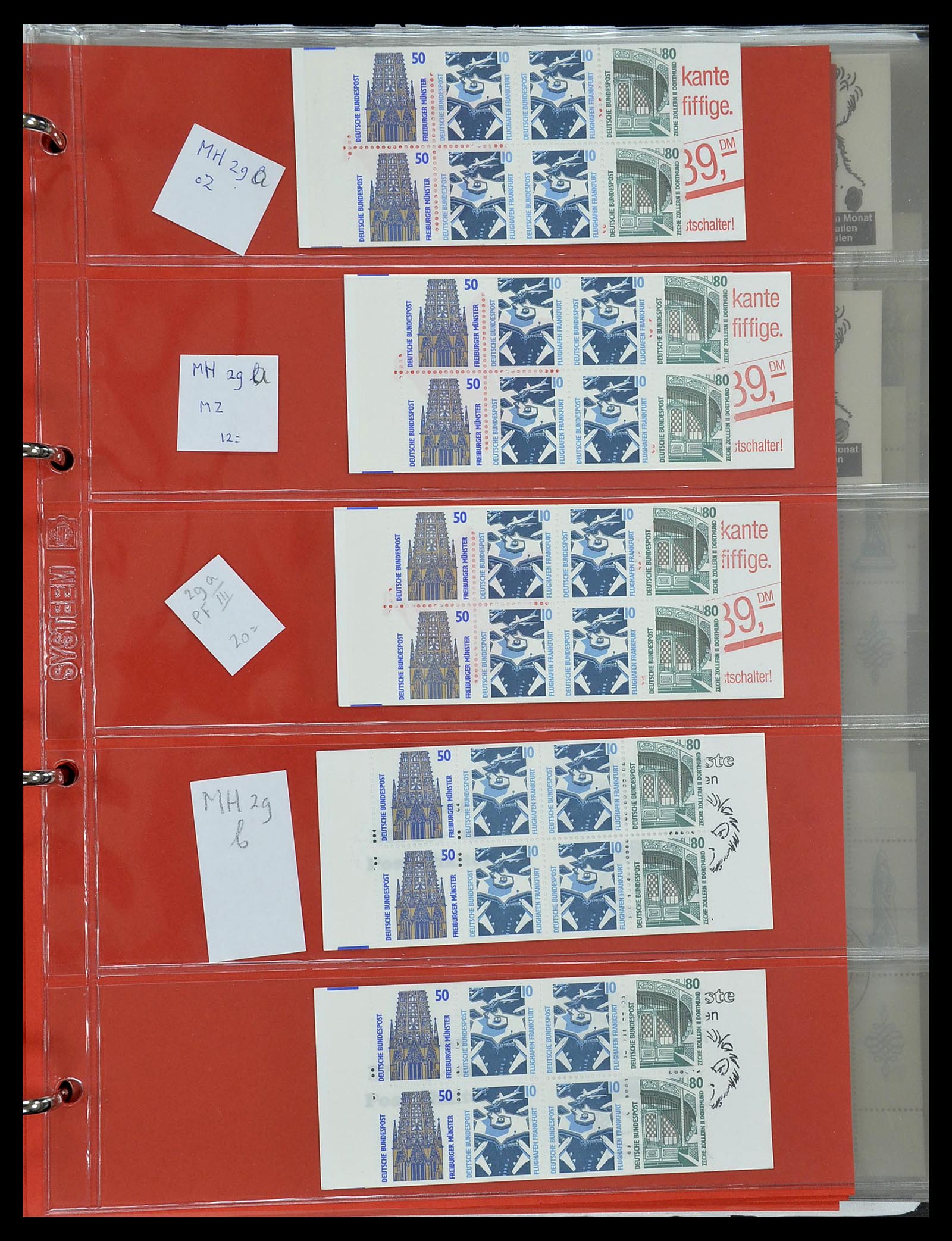 34495 050 - Postzegelverzameling 34495 Duitsland postzegelboekjes 1946-2006.