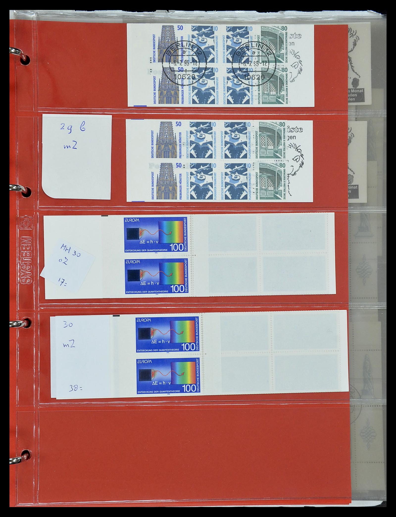 34495 051 - Postzegelverzameling 34495 Duitsland postzegelboekjes 1946-2006.