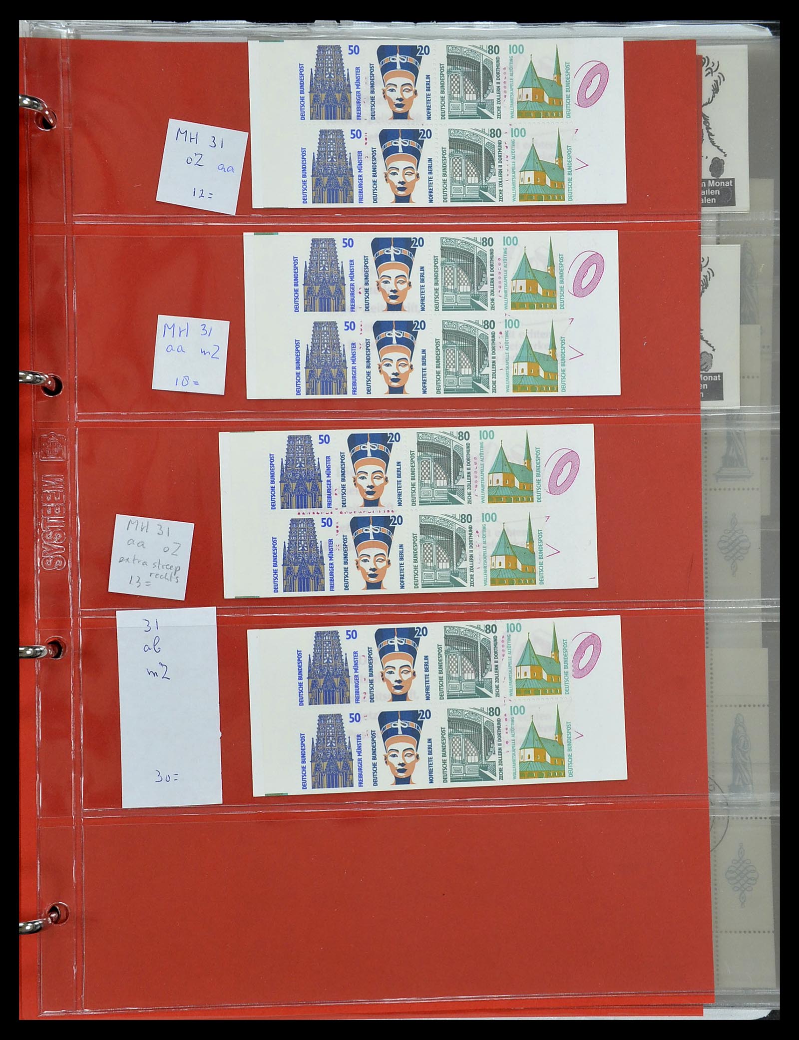 34495 052 - Postzegelverzameling 34495 Duitsland postzegelboekjes 1946-2006.