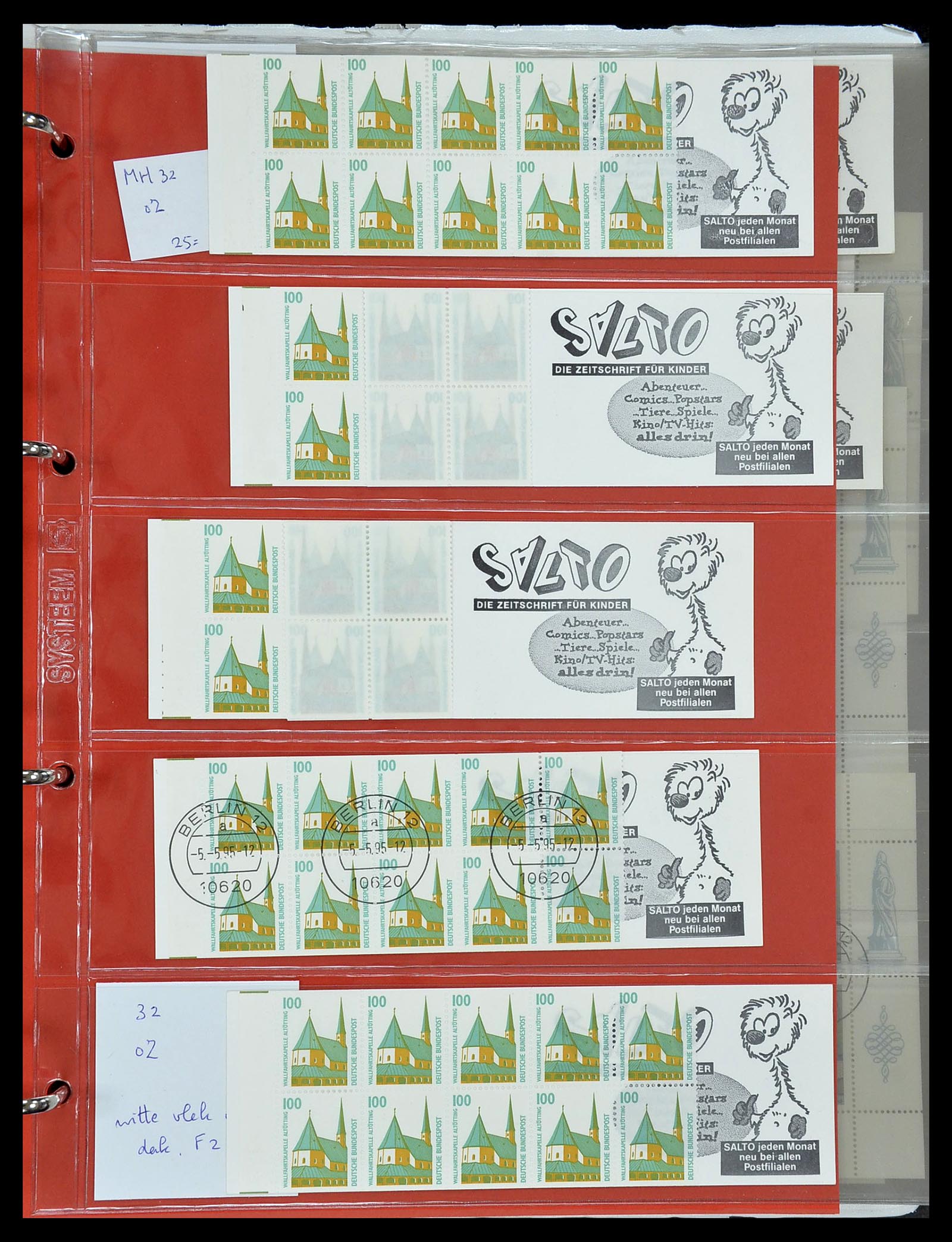 34495 053 - Postzegelverzameling 34495 Duitsland postzegelboekjes 1946-2006.