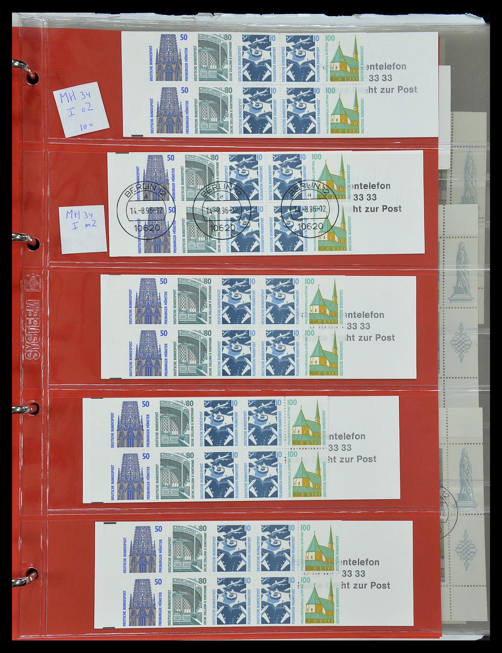 34495 055 - Postzegelverzameling 34495 Duitsland postzegelboekjes 1946-2006.