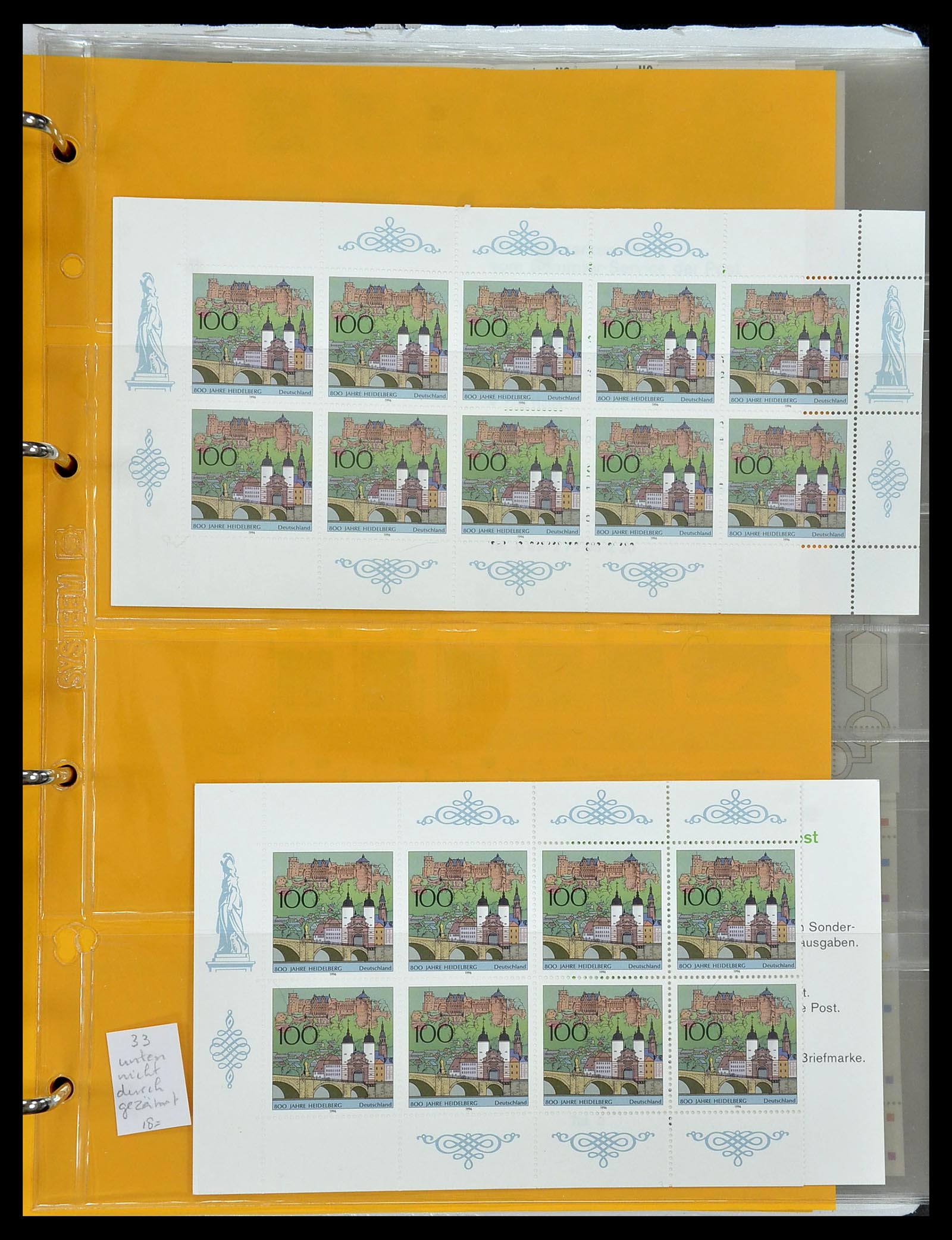 34495 058 - Postzegelverzameling 34495 Duitsland postzegelboekjes 1946-2006.