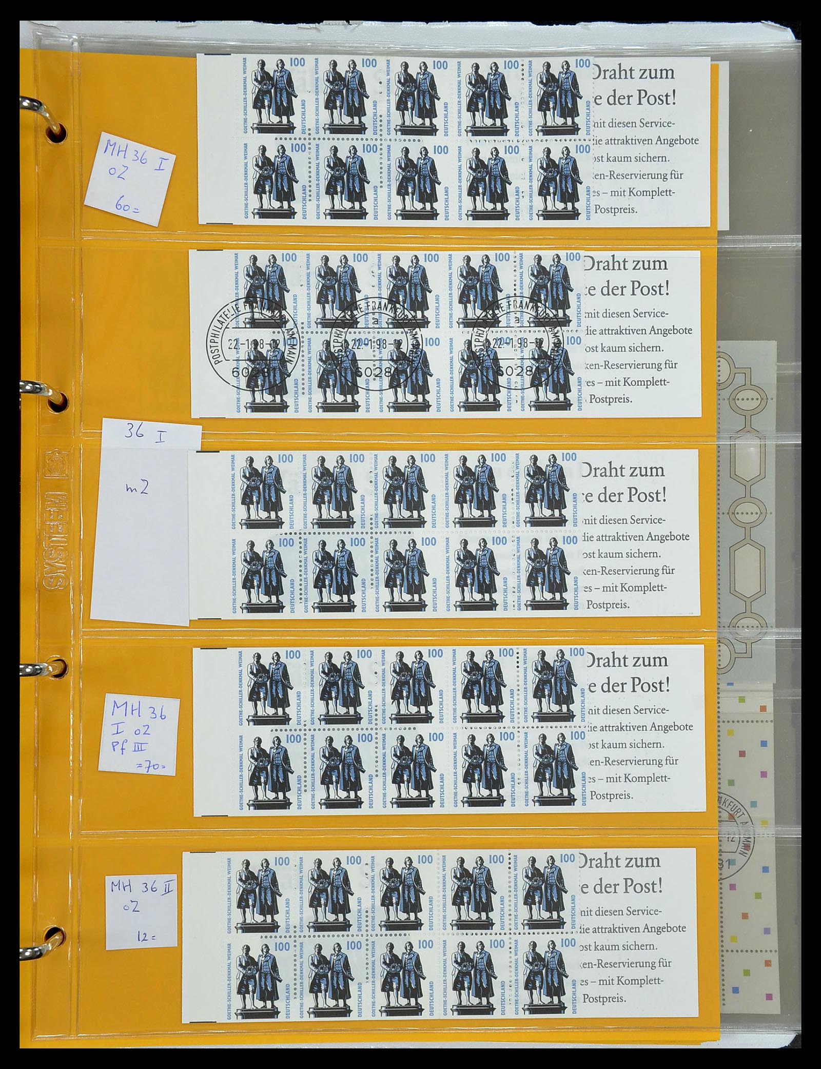 34495 060 - Postzegelverzameling 34495 Duitsland postzegelboekjes 1946-2006.