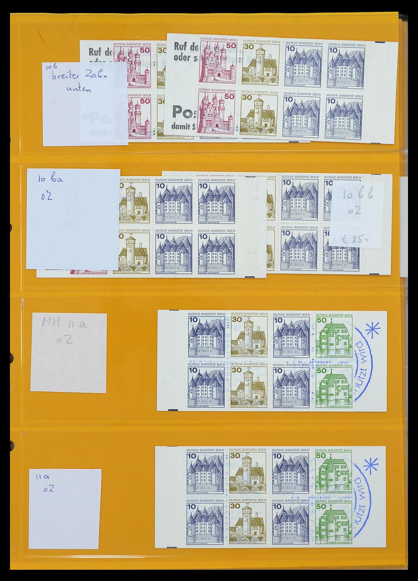 34495 074 - Stamp Collection 34495 Germany stamp booklets 1946-2006.