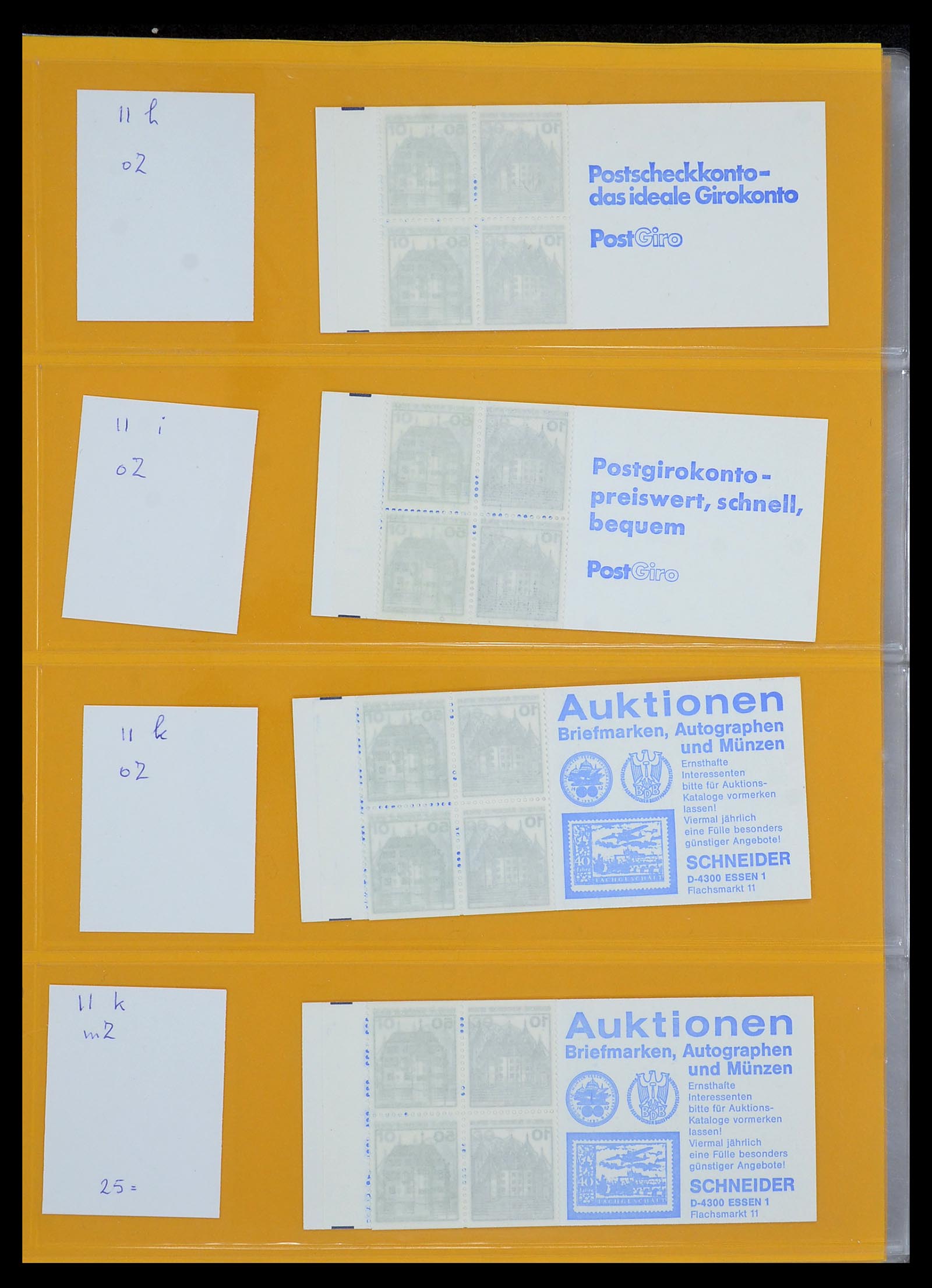 34495 079 - Stamp Collection 34495 Germany stamp booklets 1946-2006.