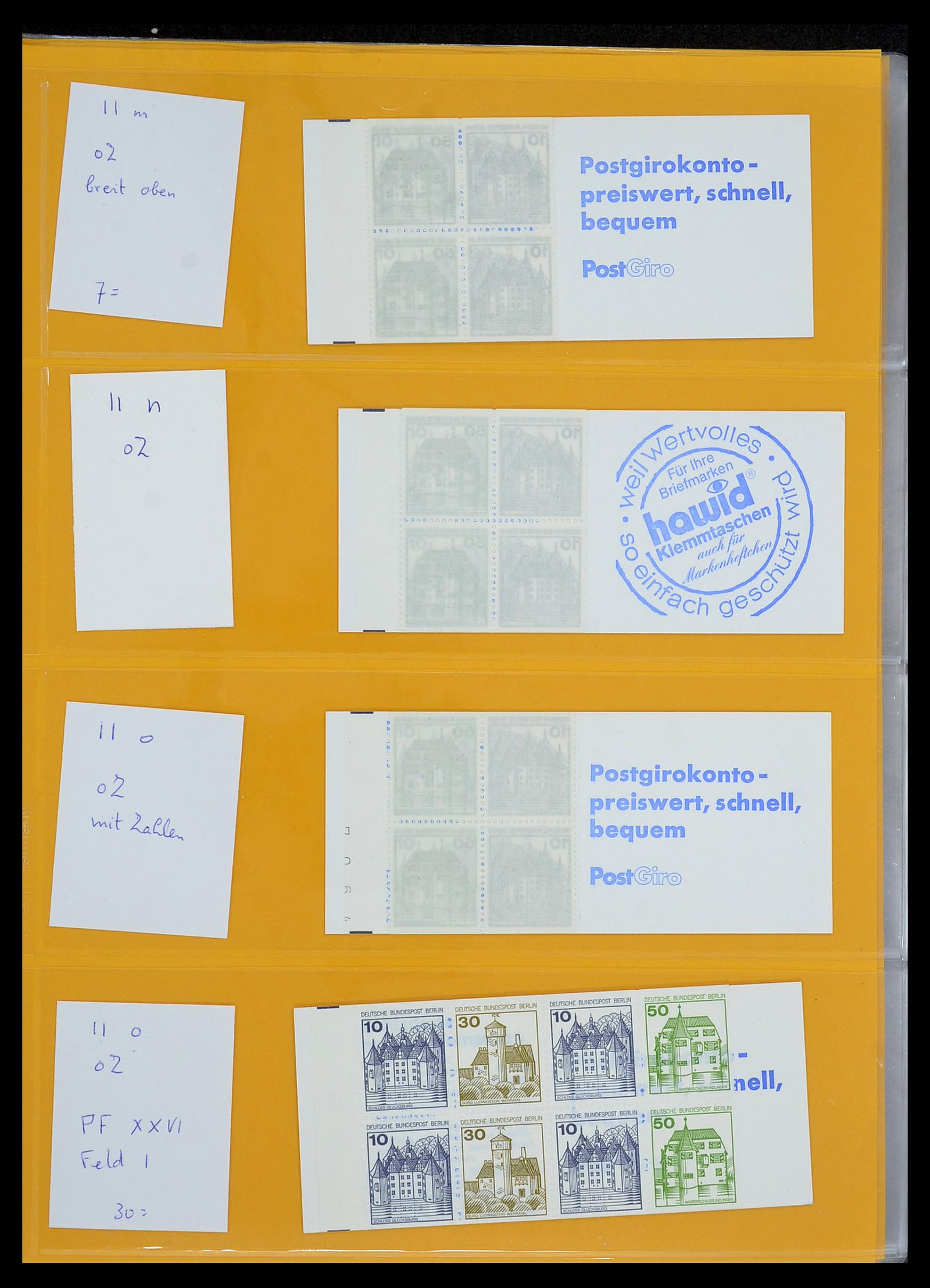 34495 080 - Stamp Collection 34495 Germany stamp booklets 1946-2006.