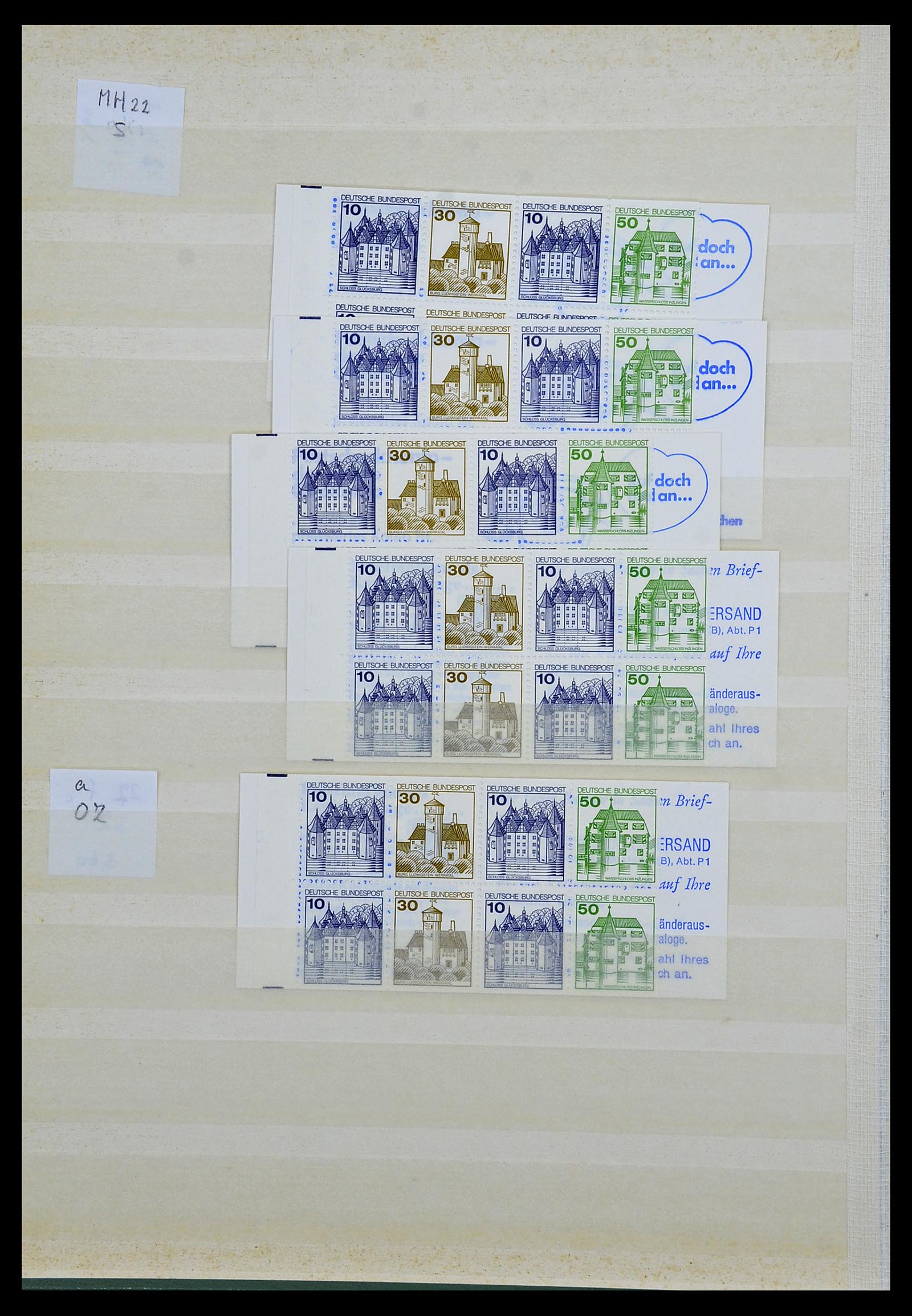 34495 099 - Stamp Collection 34495 Germany stamp booklets 1946-2006.